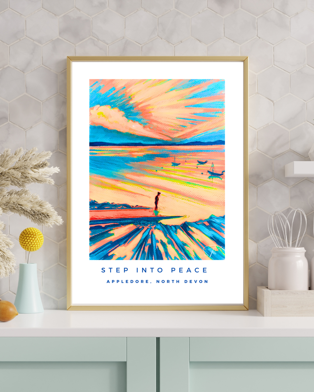 Step into Peace | Large Poster 3 Sizes