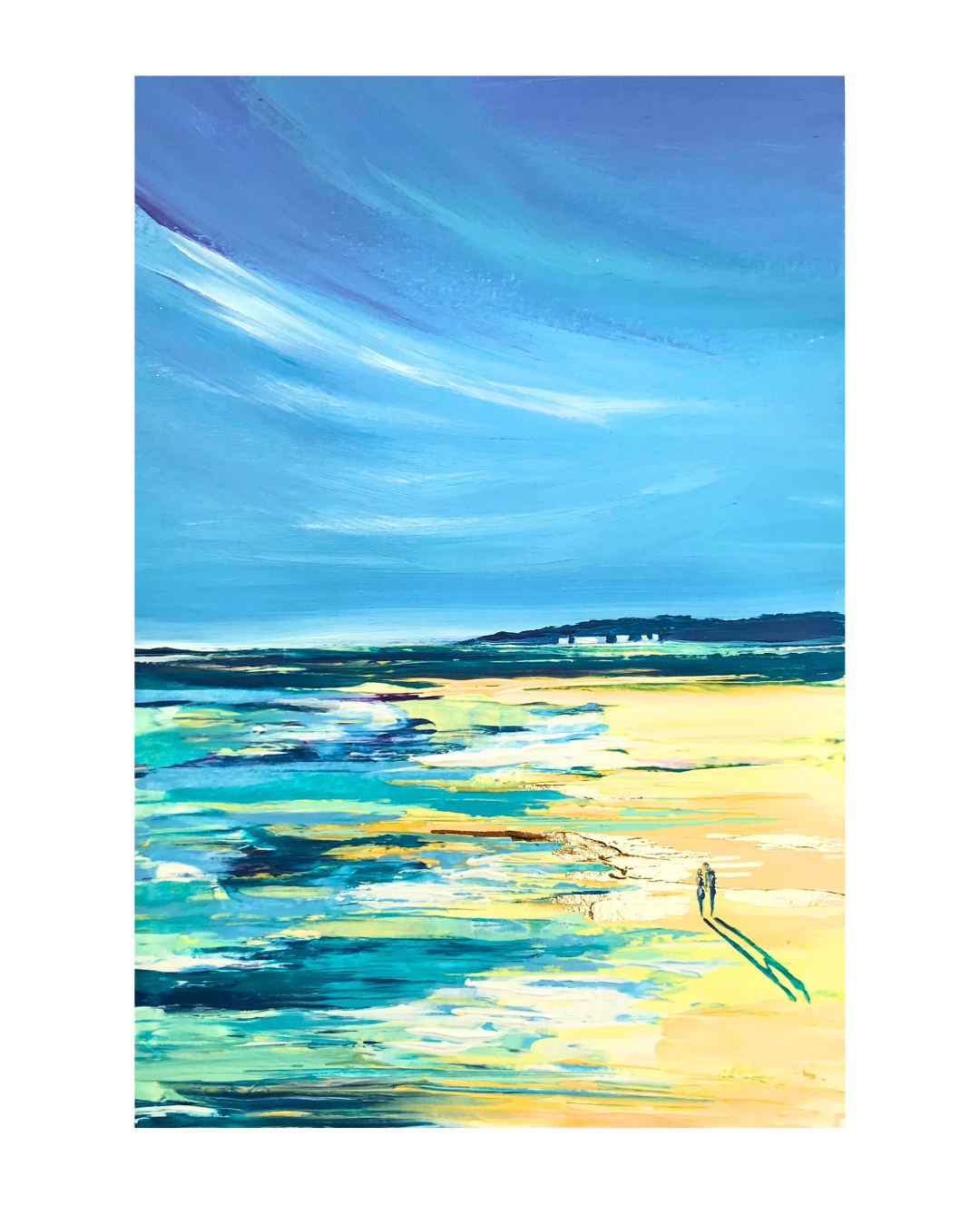 Stroll with Me | Framed Original Acrylic Painting