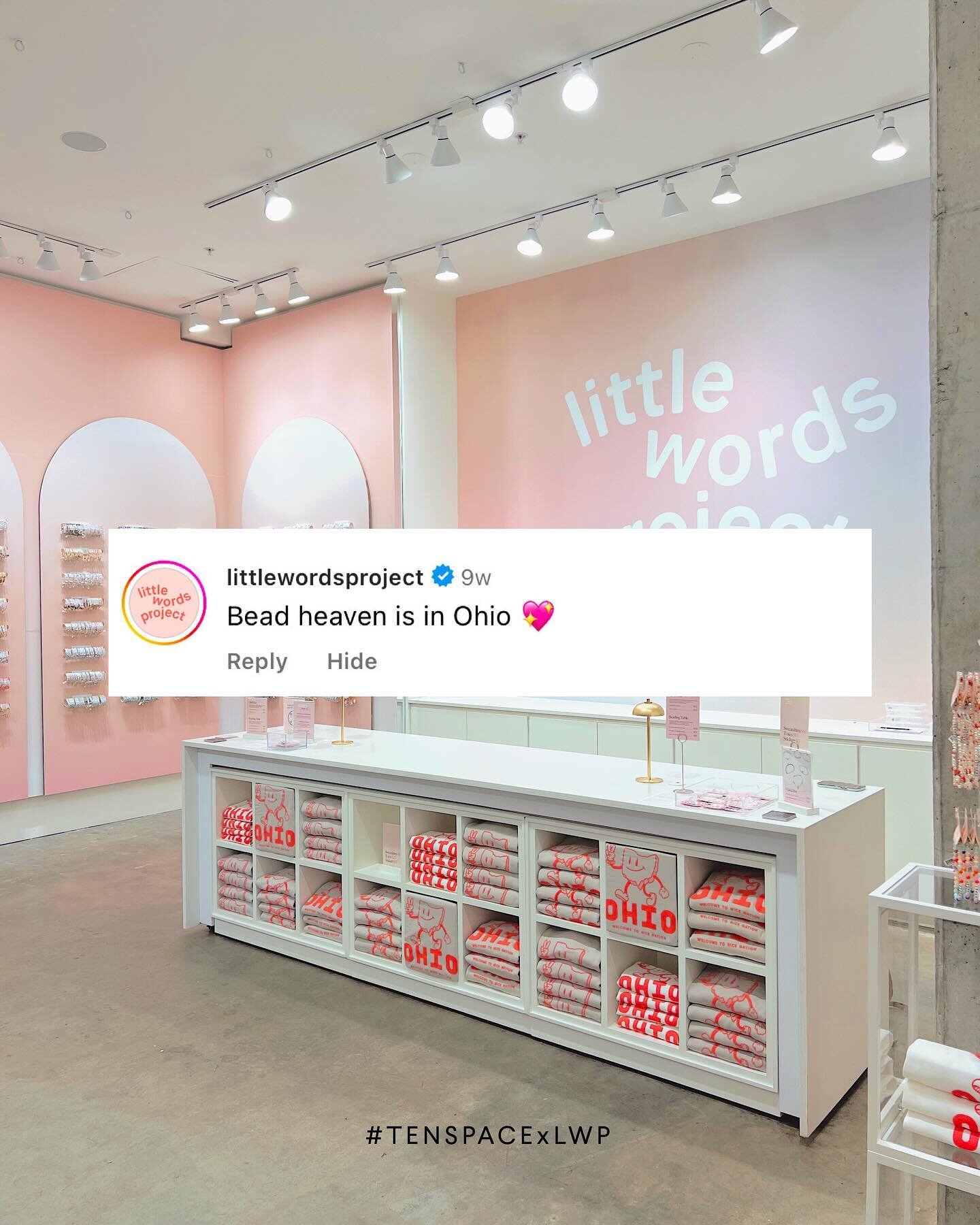 Bead heaven is in Ohio 💖 Only 3 days left ✌️
Swipe for some of our favorite affirmations from you to us!

#littlewordsproject &bull; #affirmations &bull; #experiencecolumbus