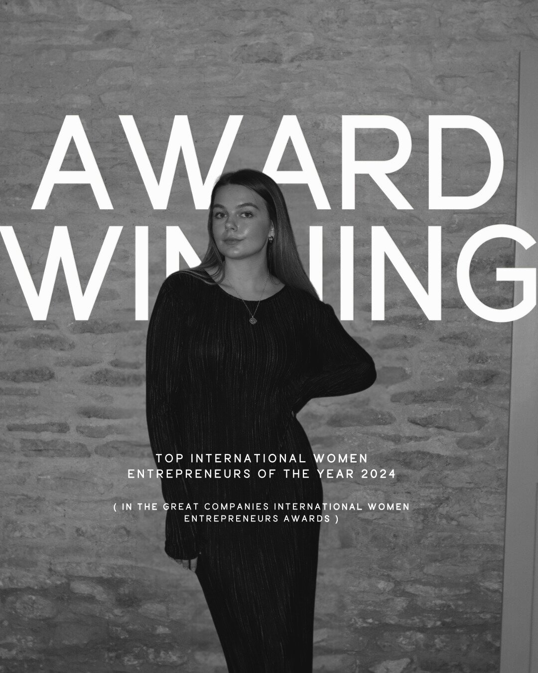 We are thrilled to announce that Thirty Five and our founder Emily, have been given an award in the Top International Women Entrepreneurs of the Year category in The Great Companies awards 🥂⁠
⁠
We have some really big things going on in-house at Thi