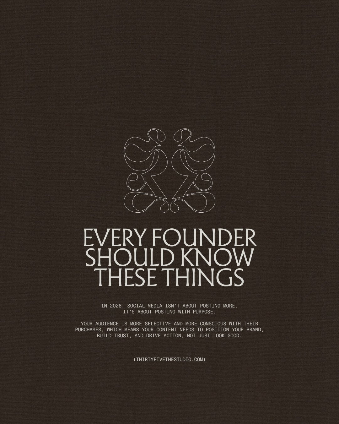 In 2026, visibility alone will not sustain a brand.⁠
⁠
Your audience is more discerning than ever. They search before they follow. They observe before they buy. And their decisions are shaped by clarity, credibility and alignment &mdash; not volume.⁠