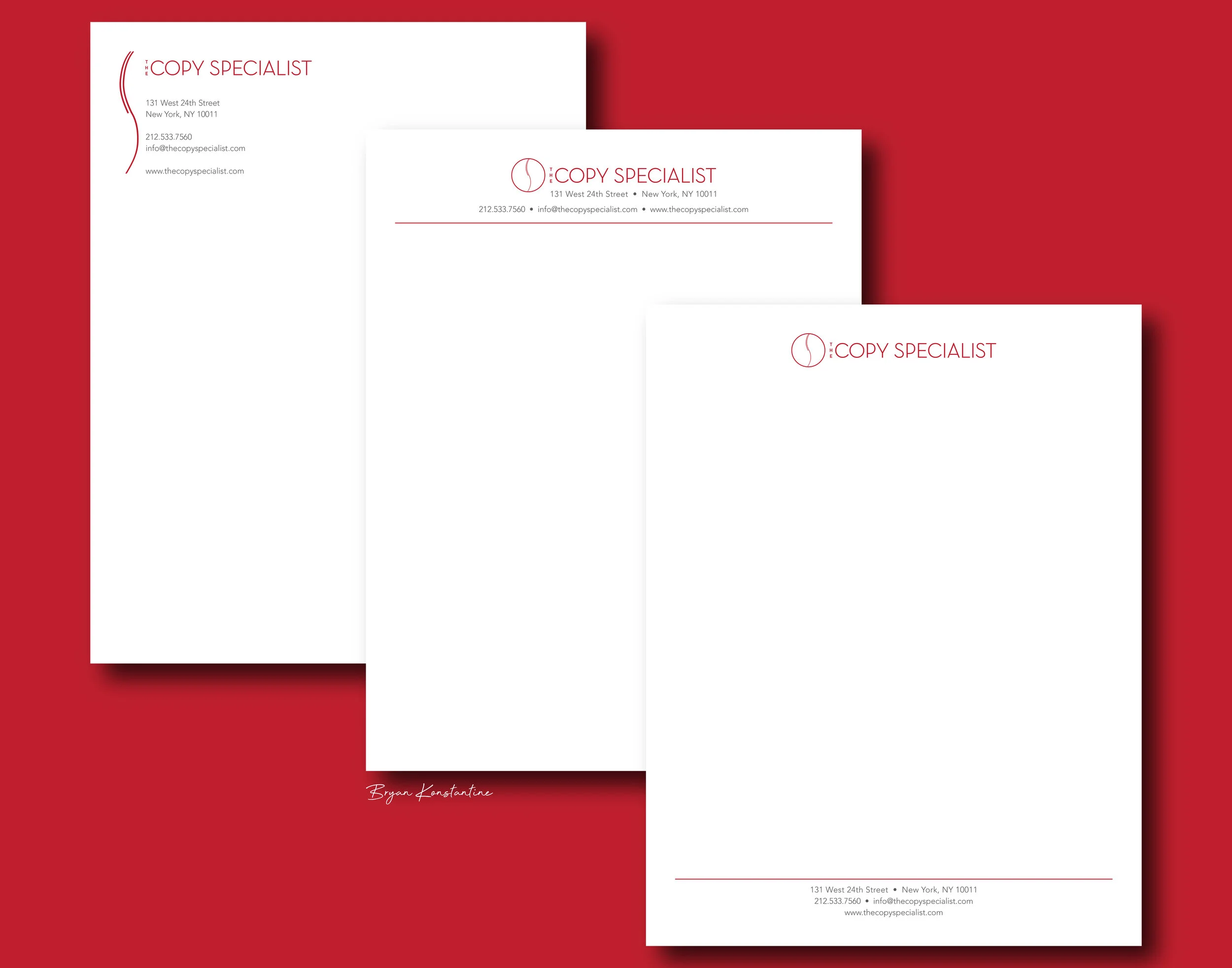 Letterhead Variations