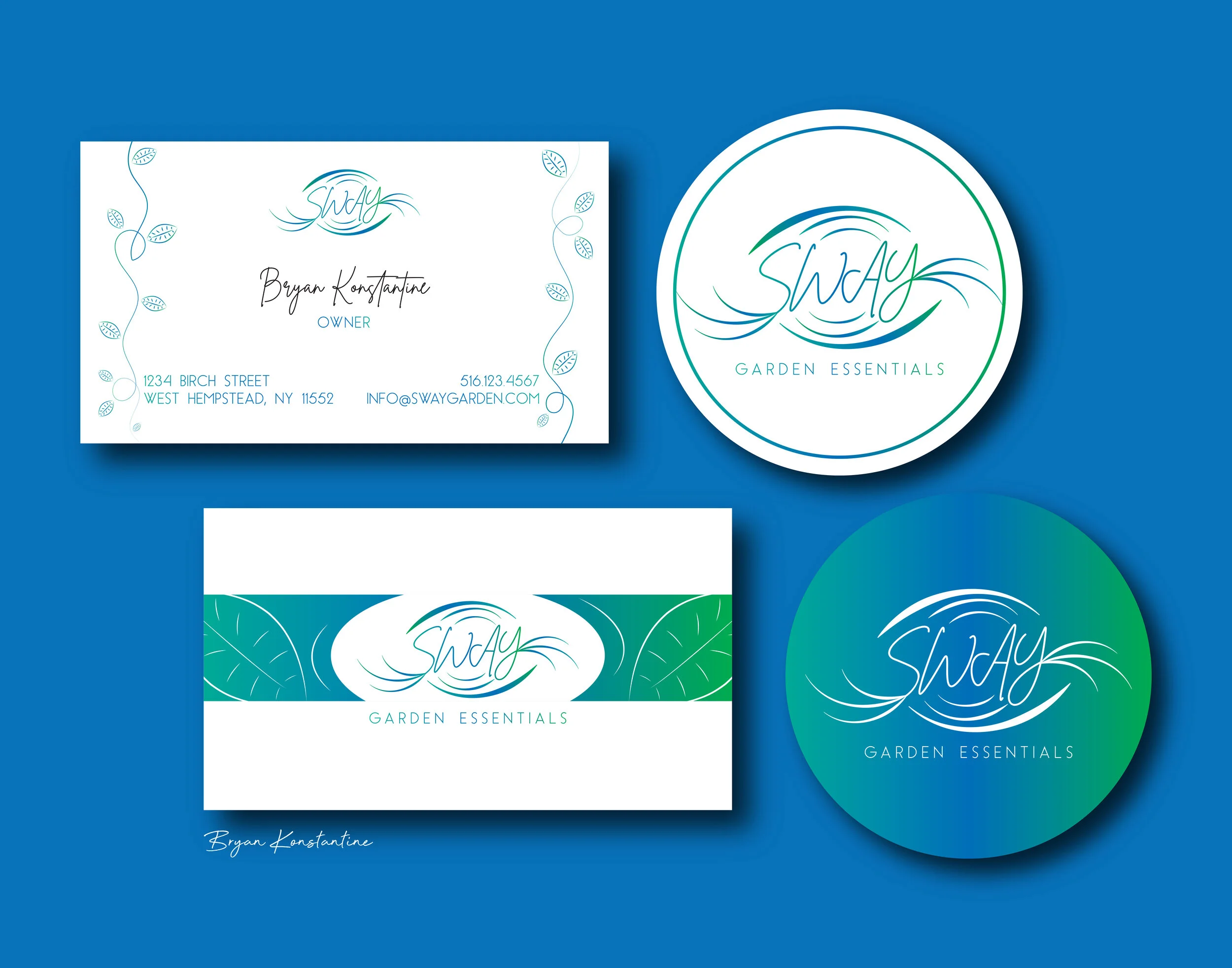 Business Card | Circle Labels