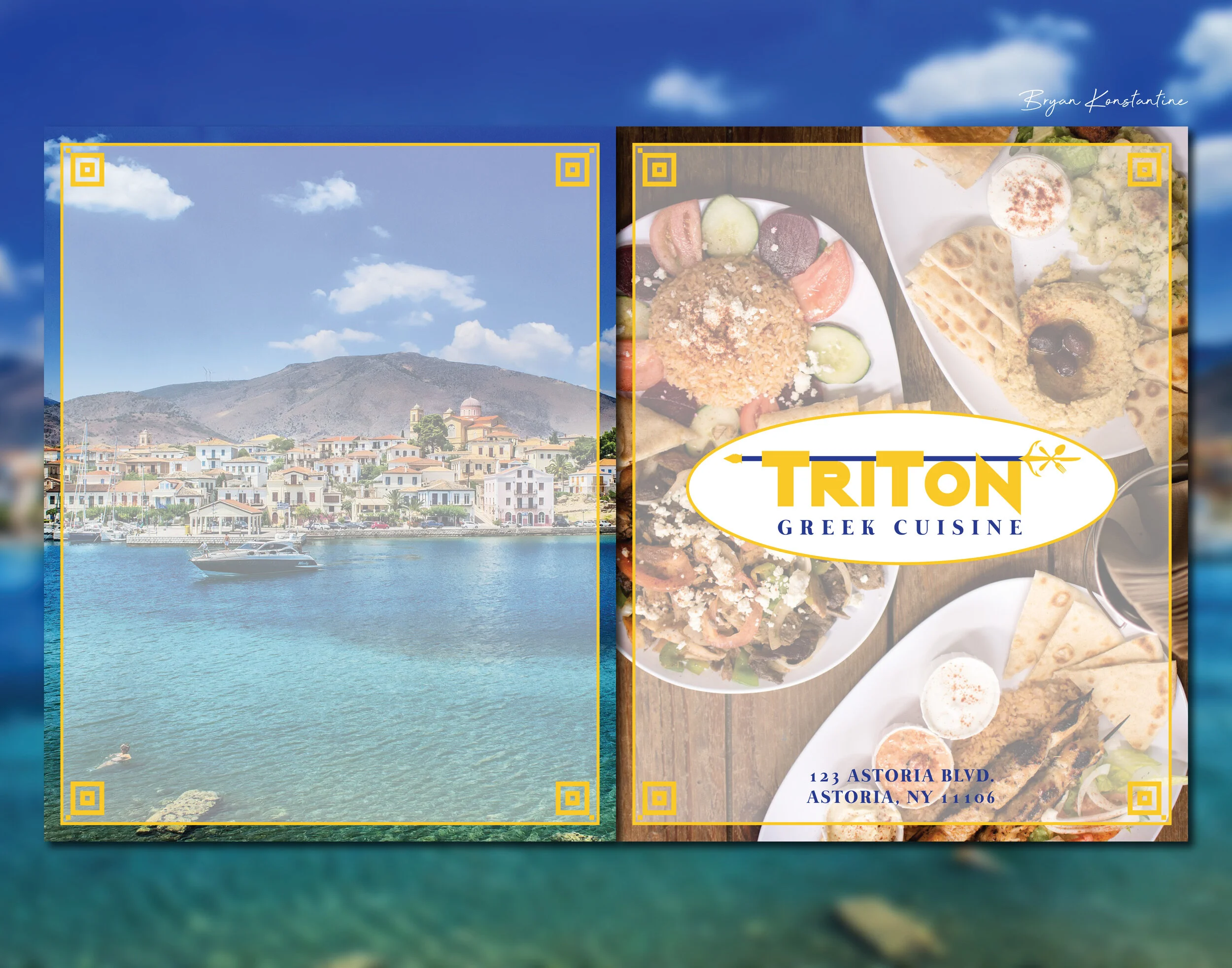 Booklet-Style Main Menu | Exterior