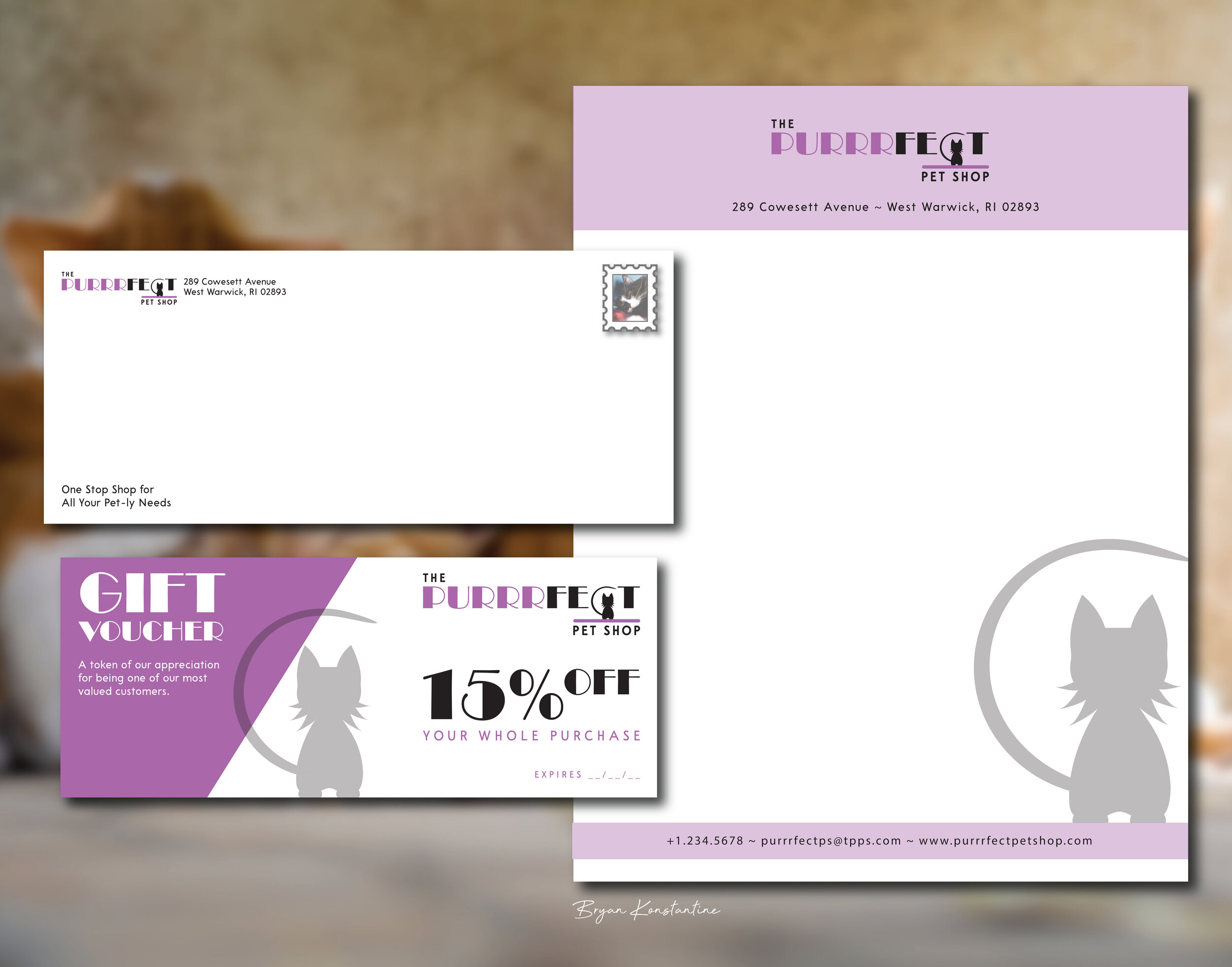#10 Envelope | Gift Voucher | Letterhead