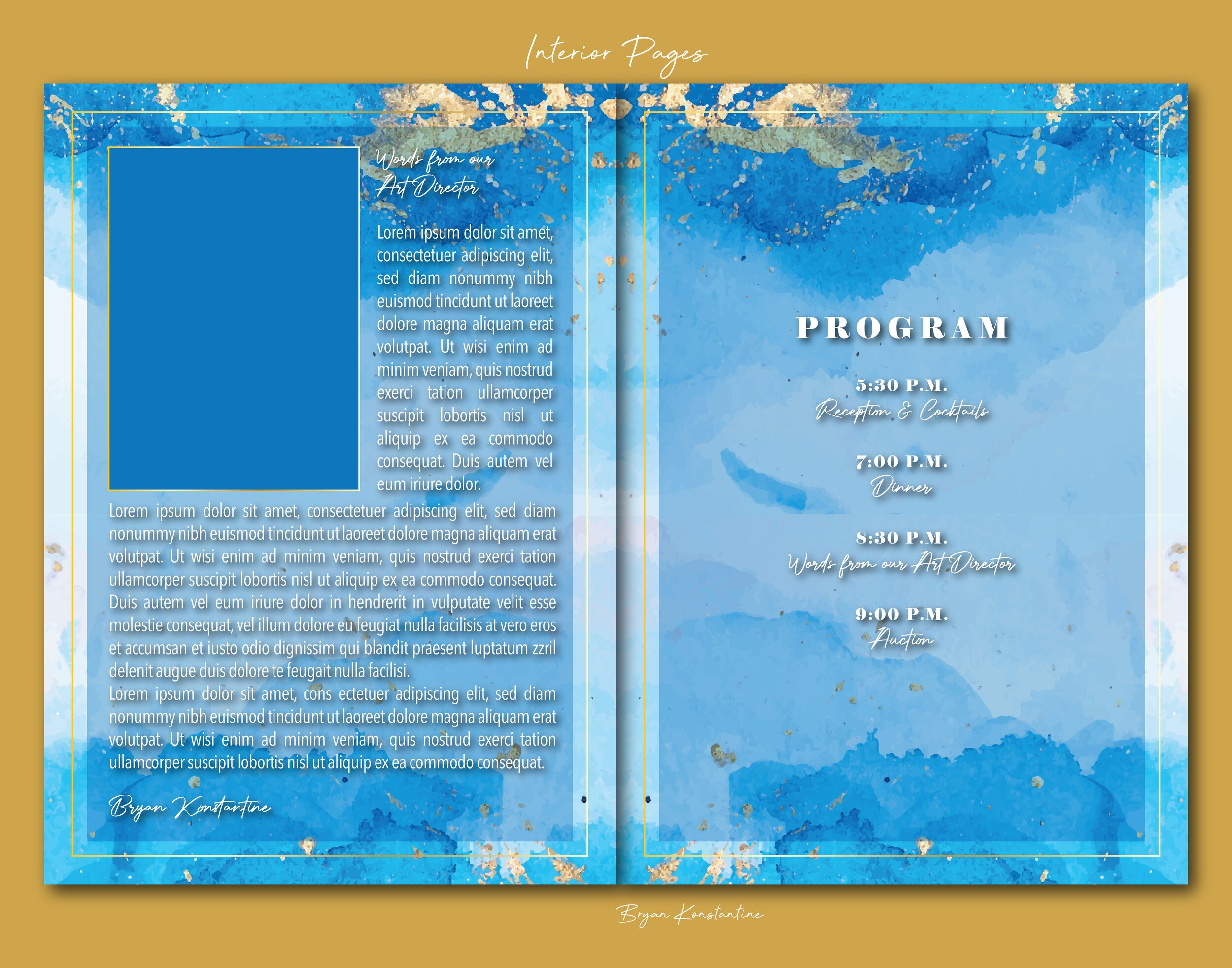 Folded Invitation | Interior