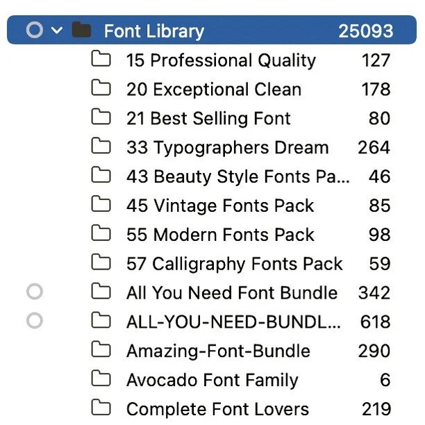 I have to confess... I love typefaces. I've even been known to make my own on occasion.

I'll thank #designcuts circa 2014 for a lot of awesome bundles. 🥰
But #creativemarket has been pretty sweet lately with a bunch of awesome font designers.

#fon