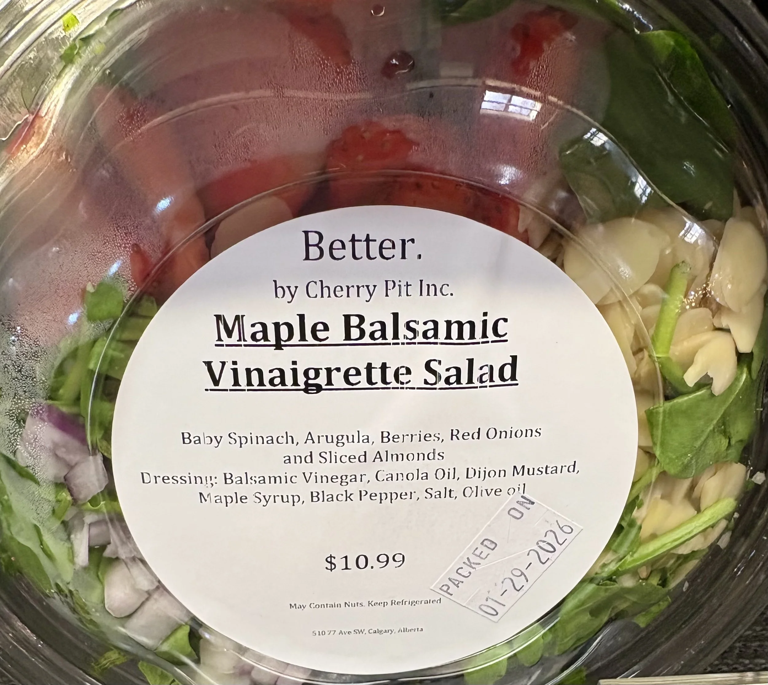 Maple Balsamic Vinaigrette Salad