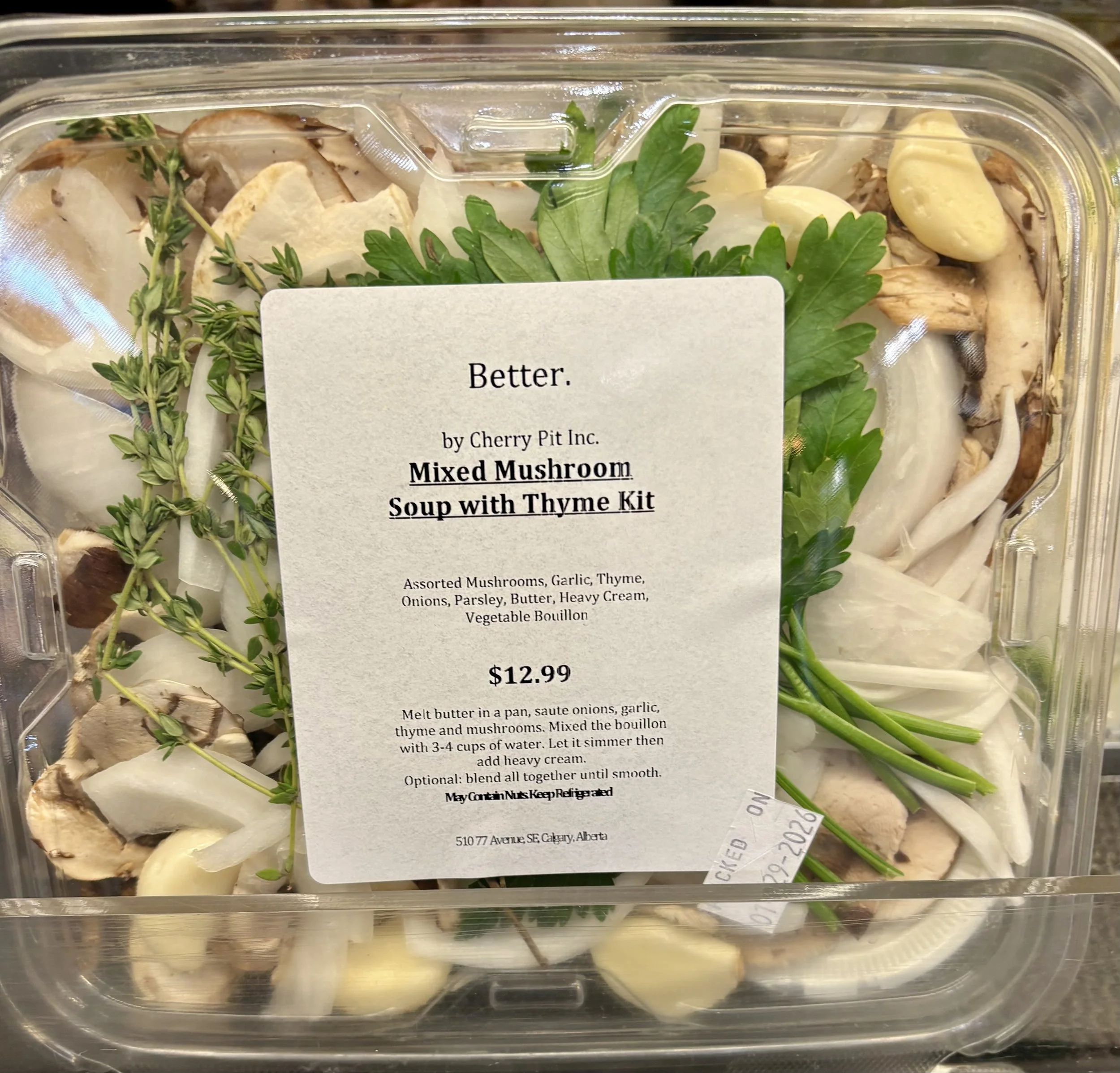 Mixed Mushroom Soup with Thyme Kit