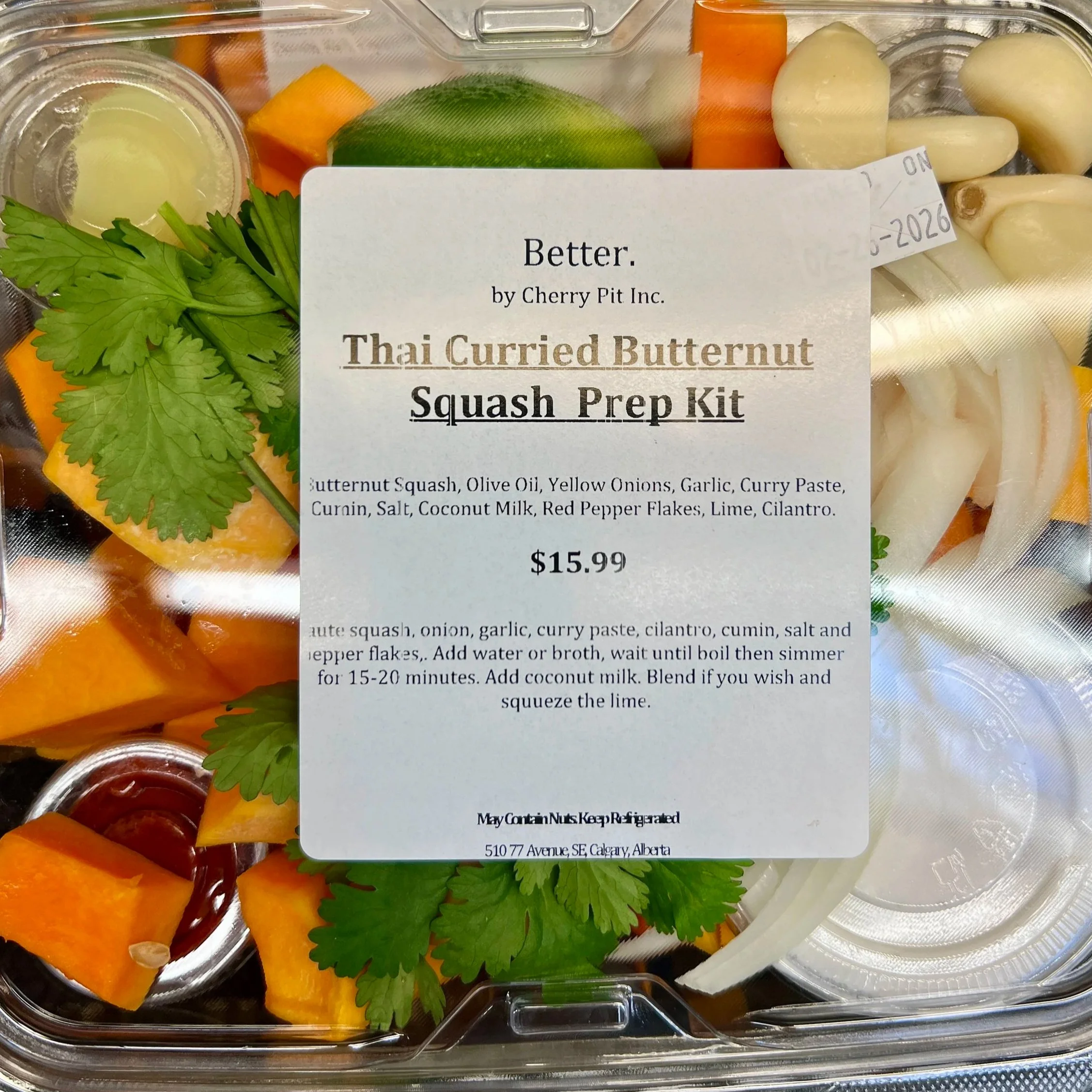 Thai Curried Butternut Squash Prep Kit *NEW*