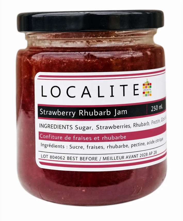 Strawberry Rhubarb Jam 250ml