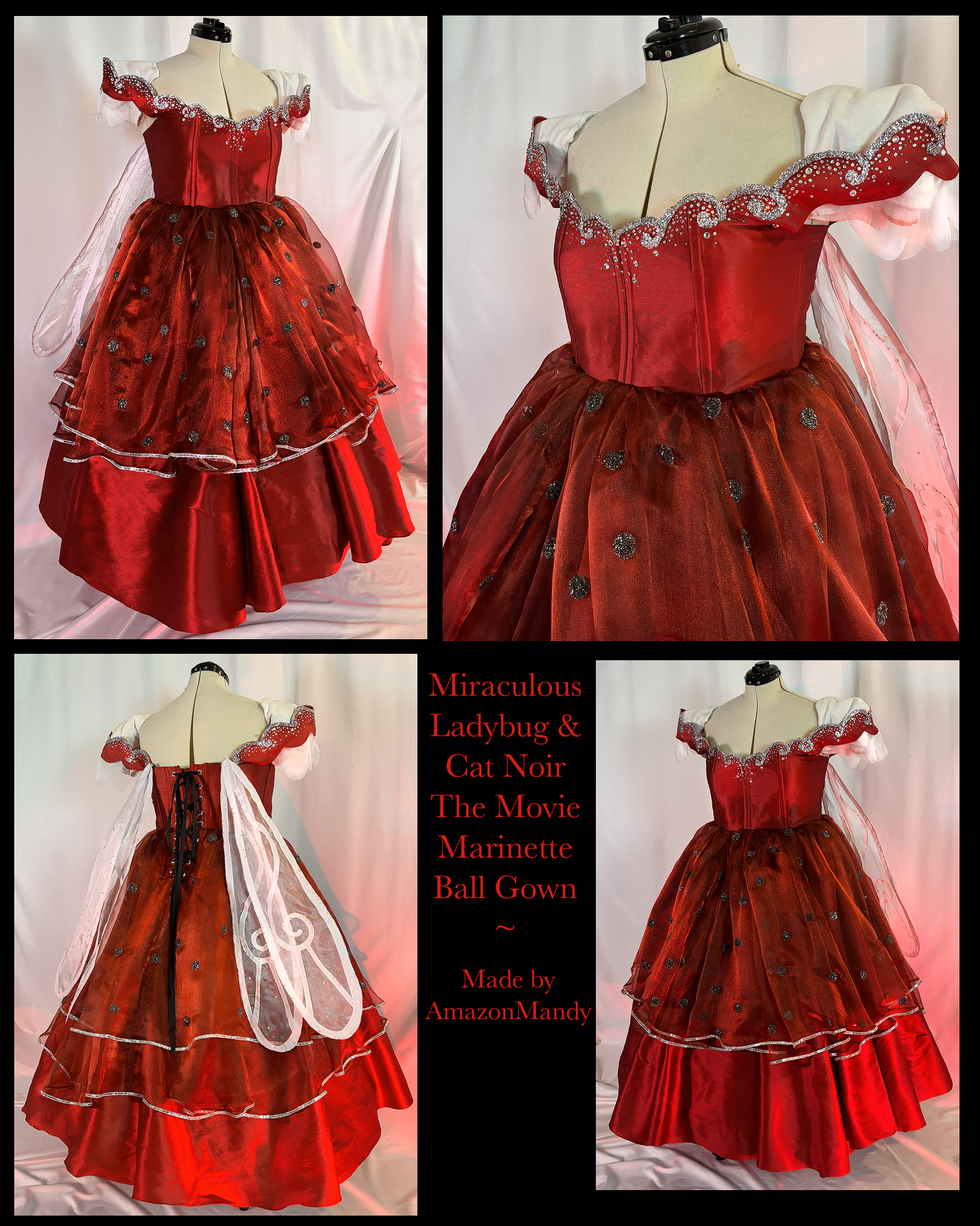 LadyBug Gown ~ Miraculous Ladybug
