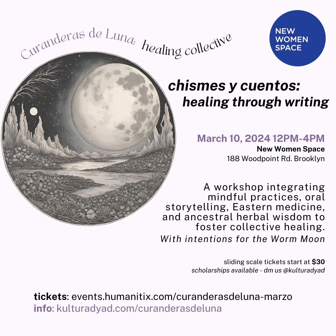 in collaboration with @newwomenspace @withrainandshine @lorilovenyc - we hope you will join us for this healing writing workshop. we will talk through grief, how to open your spirit, and find the warm embrace of community. we're ready to heal and lea