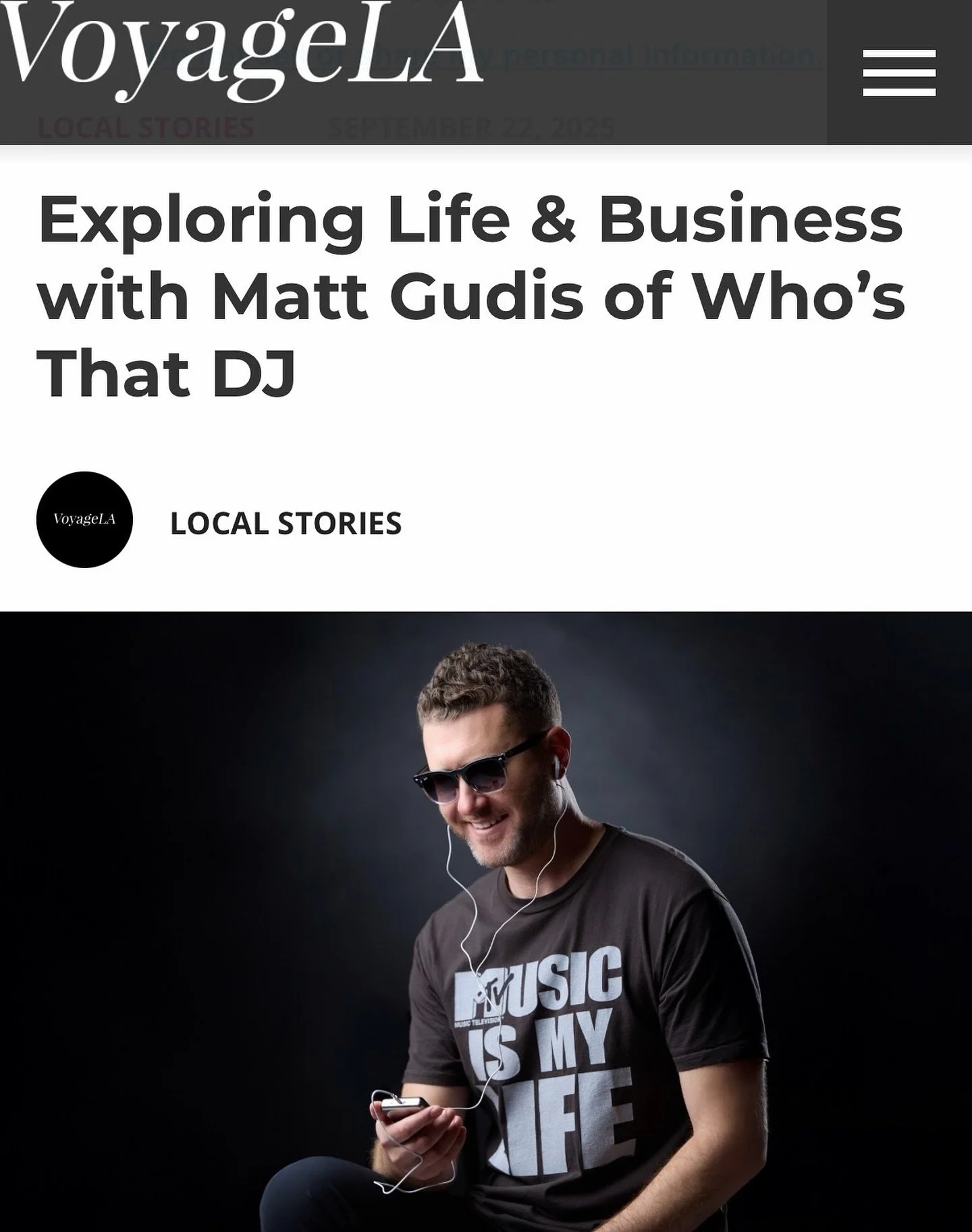 Thank you @voyagelamag for the feature! Born and raised in LA, it&rsquo;s an honor to be included among the countless small businesses, independent artists, and entrepreneurs who make our city so special. To learn more about my story, the link to thi