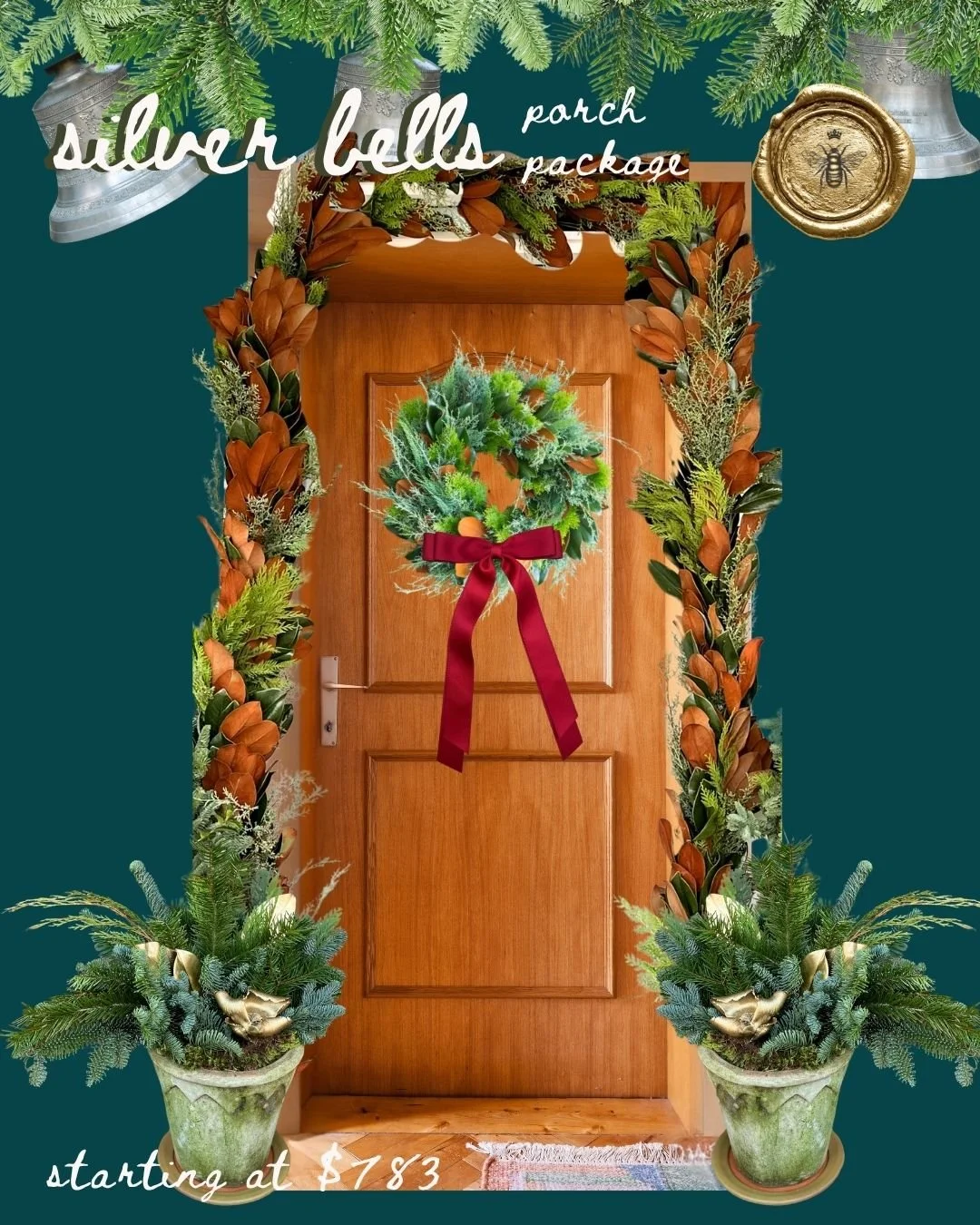 Silver Bells: Custom Porch Package