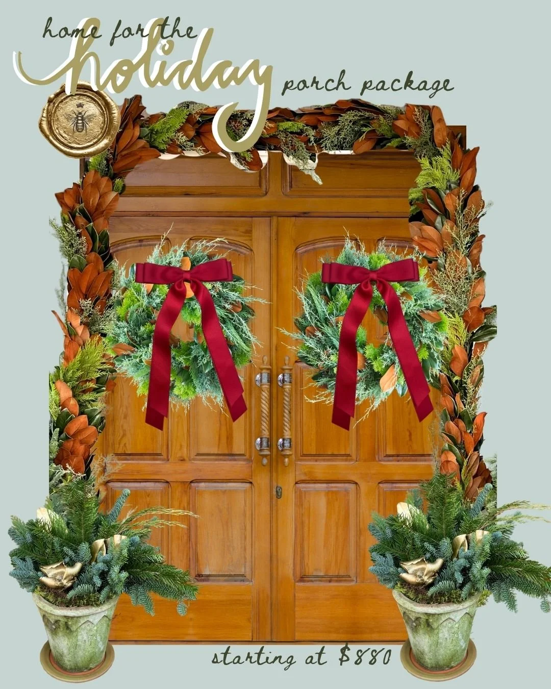 Home for the Holidays: Custom Porch Package