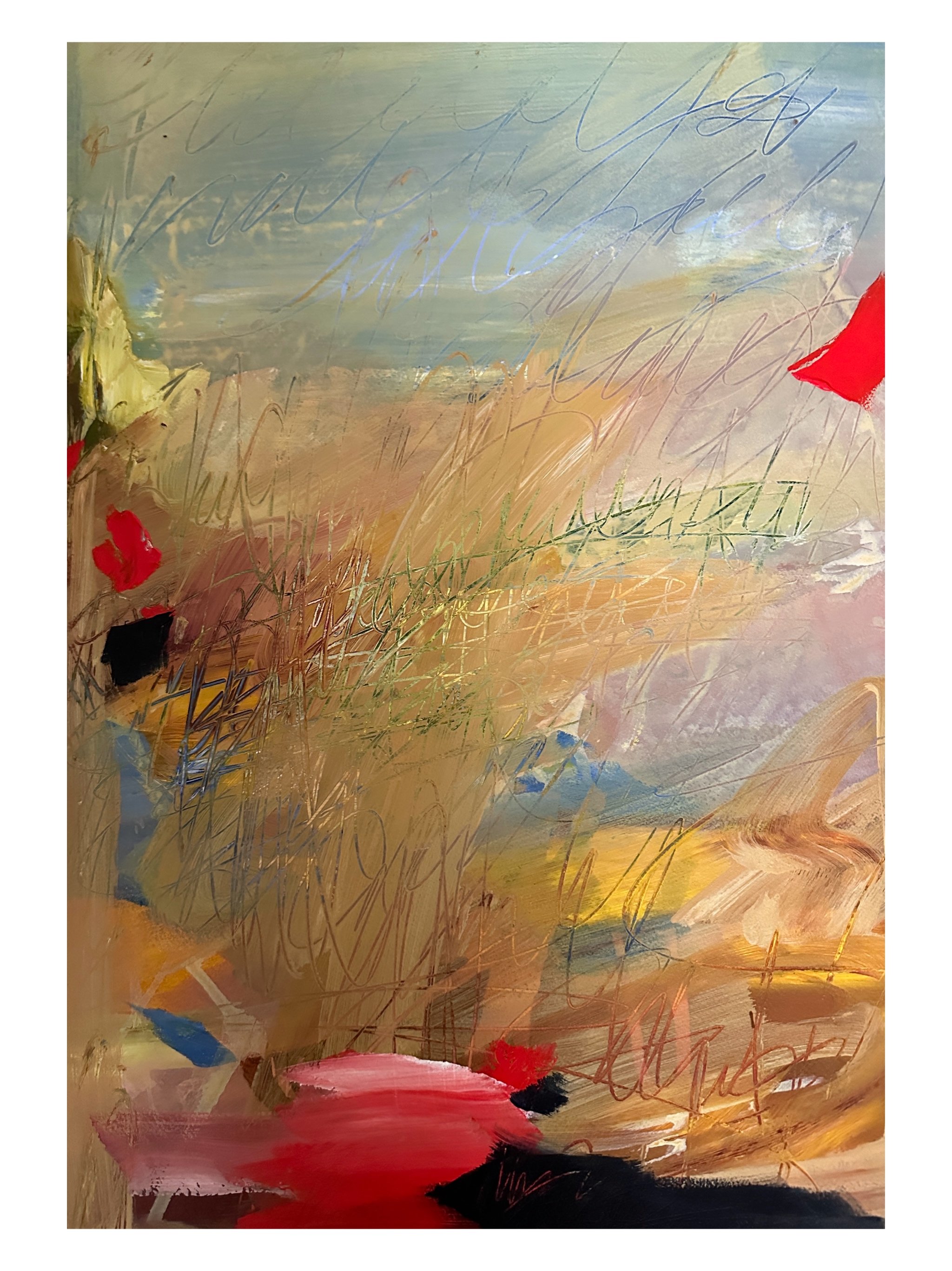 untitled WORKS ON PAPER #2
24"x18"| $400 |
Framed $500