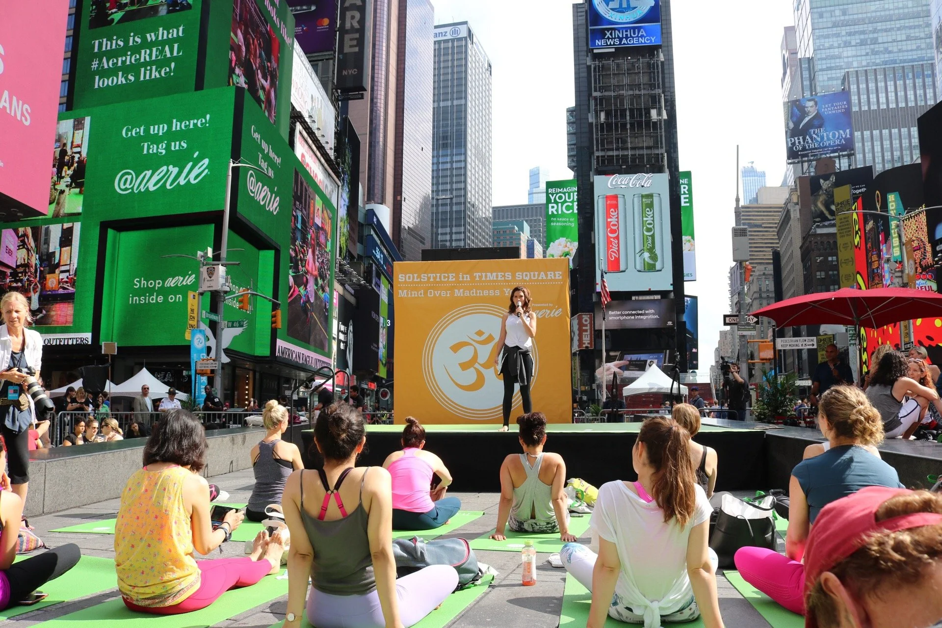 Aerie Solstice in Times Square