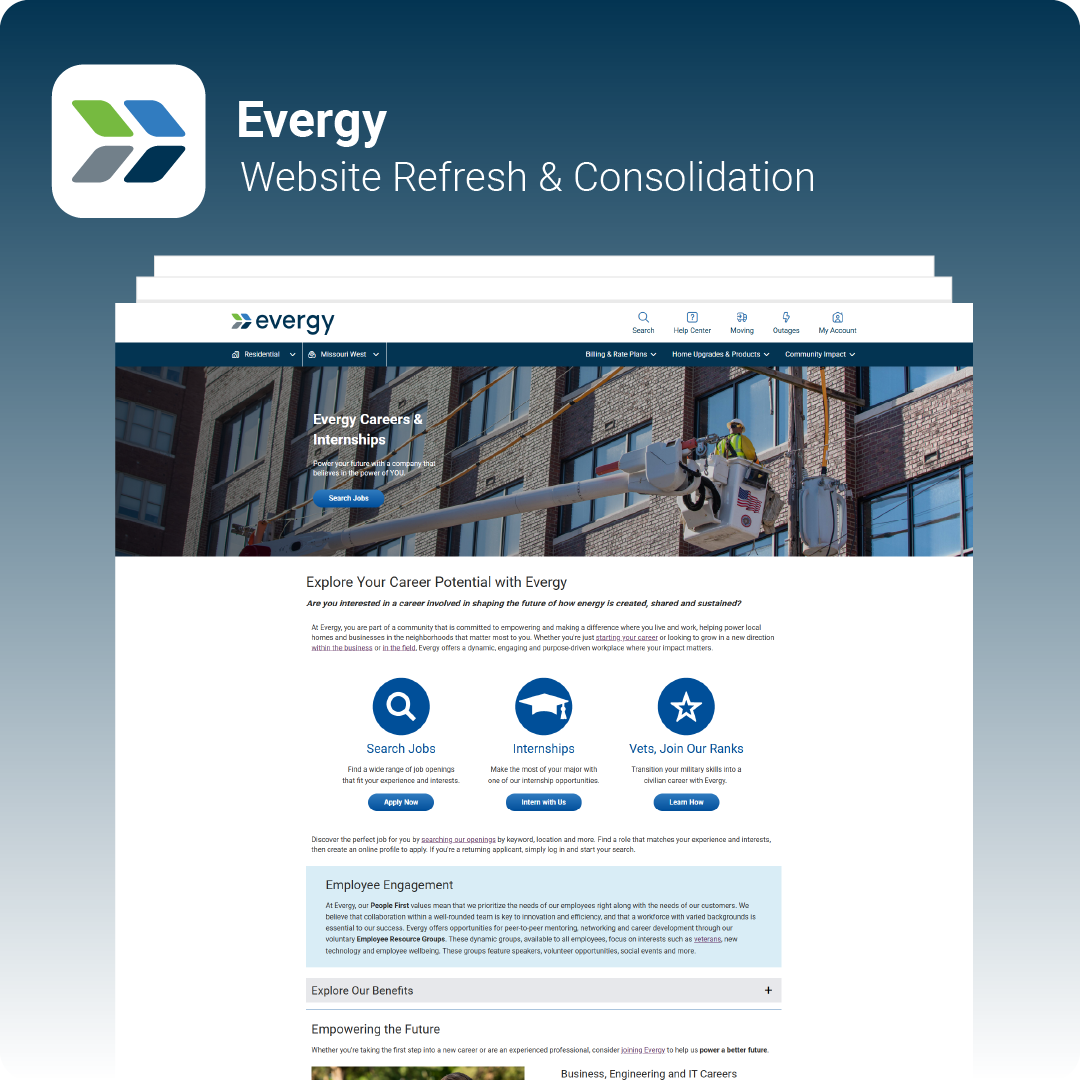 Website Refresh & Consolidation