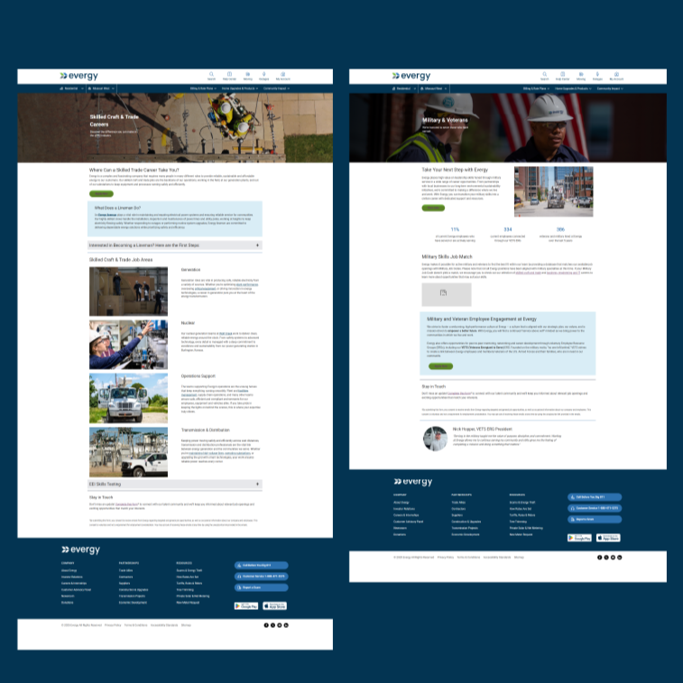 Evergy - Website Page Consolidation &  Refresh