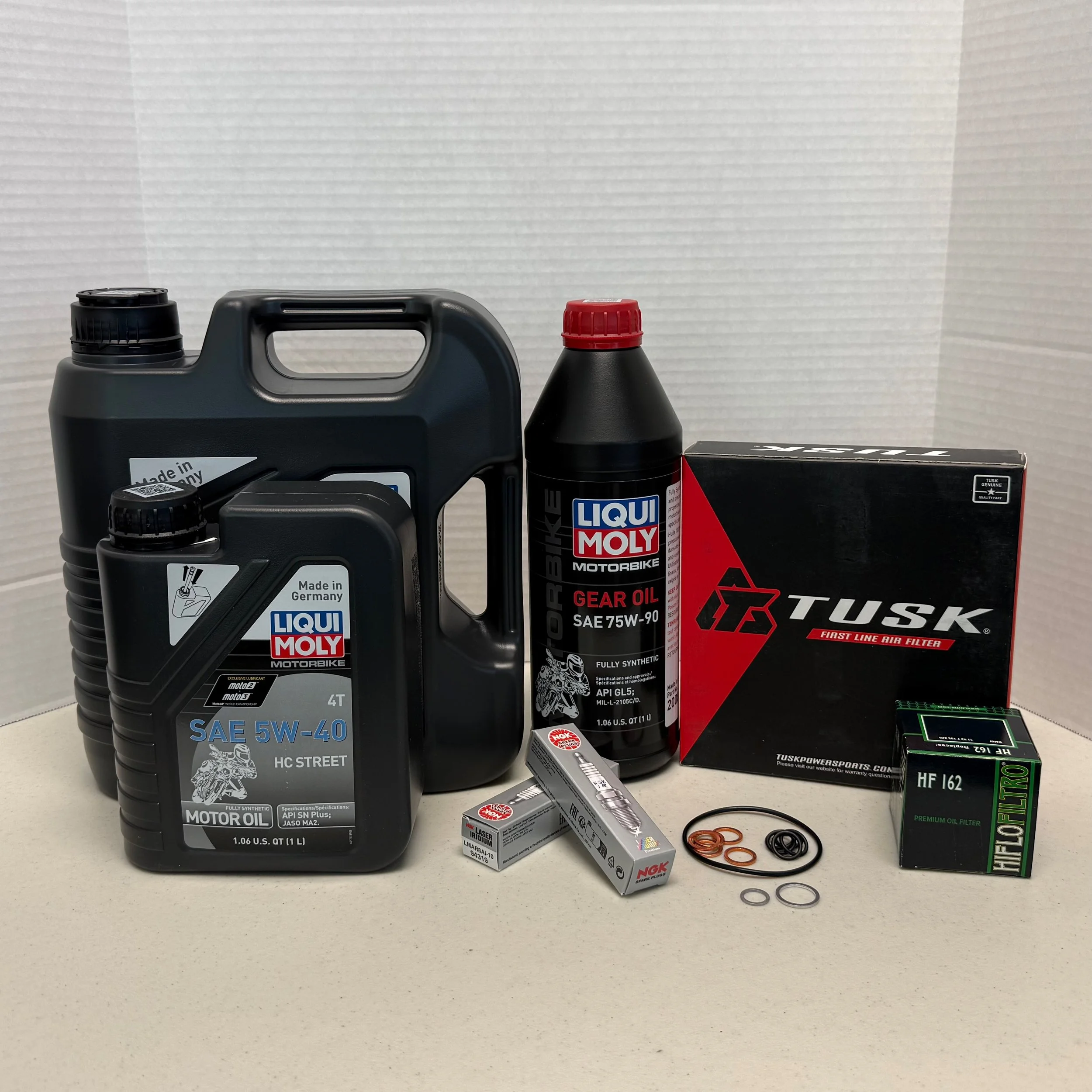 R1300/12k Service Kit: Oil Change+Air Filter, Spark Plugs, Final Drive. FREE SHIPPING*