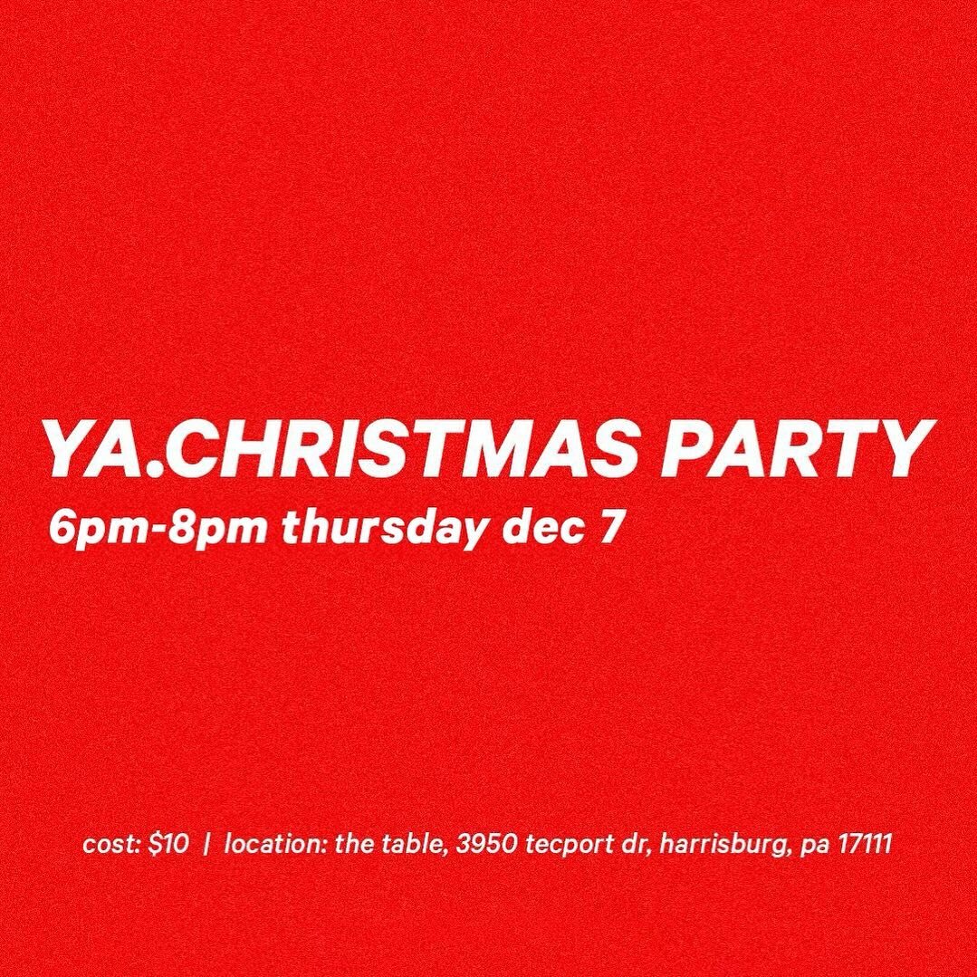 YA, you know what time it is&hellip;

YA.XMAS.PARTY.TIME. 
but this time&hellip; Ugly sweater vibes. 

NEXT Thurs. Dec. 7. 
Wear your fave ugly xmas sweater and pull thru !!!!! let&rsquo;s celebrate together ❤️