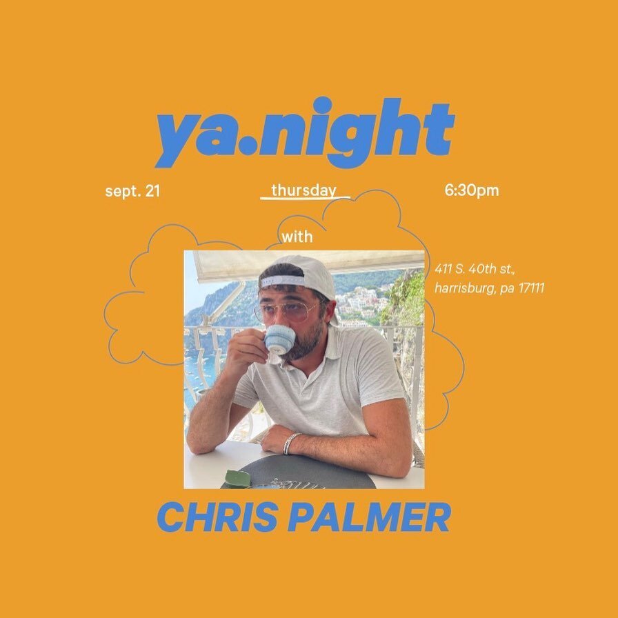 yes, @chrispalmer IS BACK WITH US !

this thursday @ya.lifecenter in the amazon room @lifecenterharrisburg 

bring your friends and we&rsquo;ll see YA there !!!