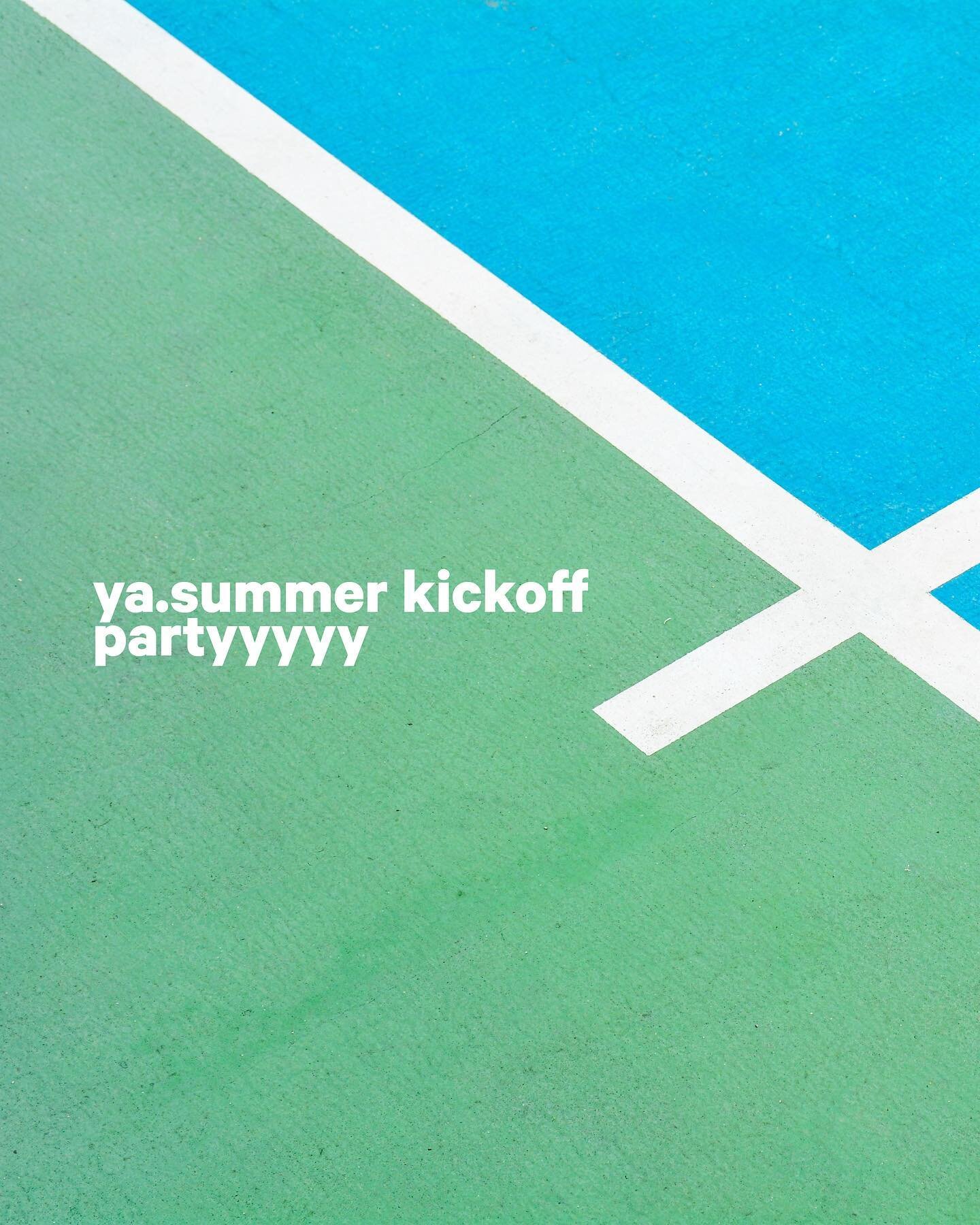 summer&rsquo;s almost here. 

ya.summer kickoff party &mdash; 

thursday, may 25
5:30-9:00pm
negley park
210 cumberland rd 
lemoyne pa

who&rsquo;s coming?