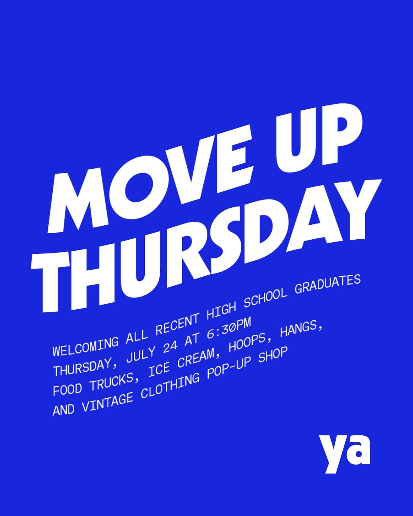 Just a reminder no YA meeting tonight because of Kidz Kamp happening here in the building!
BUUUT…
Sneak Peek at next week👀
We can’t wait to welcome all the recent high school graduates! Hangs outside all night - food, games, vintage