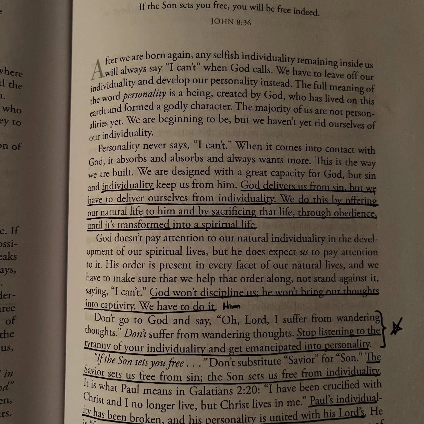 Thursdayyy already?! Yes already! Matt is preaching again tonight as we talk about &ldquo;The Power and Joy of Giving Thanks in Prayer.&rdquo;

See you at 6:30pm! Coffee. Snacks. Small groups. 

1.  John 8:36
2. Gratitude shifts our perspective 
3-5.