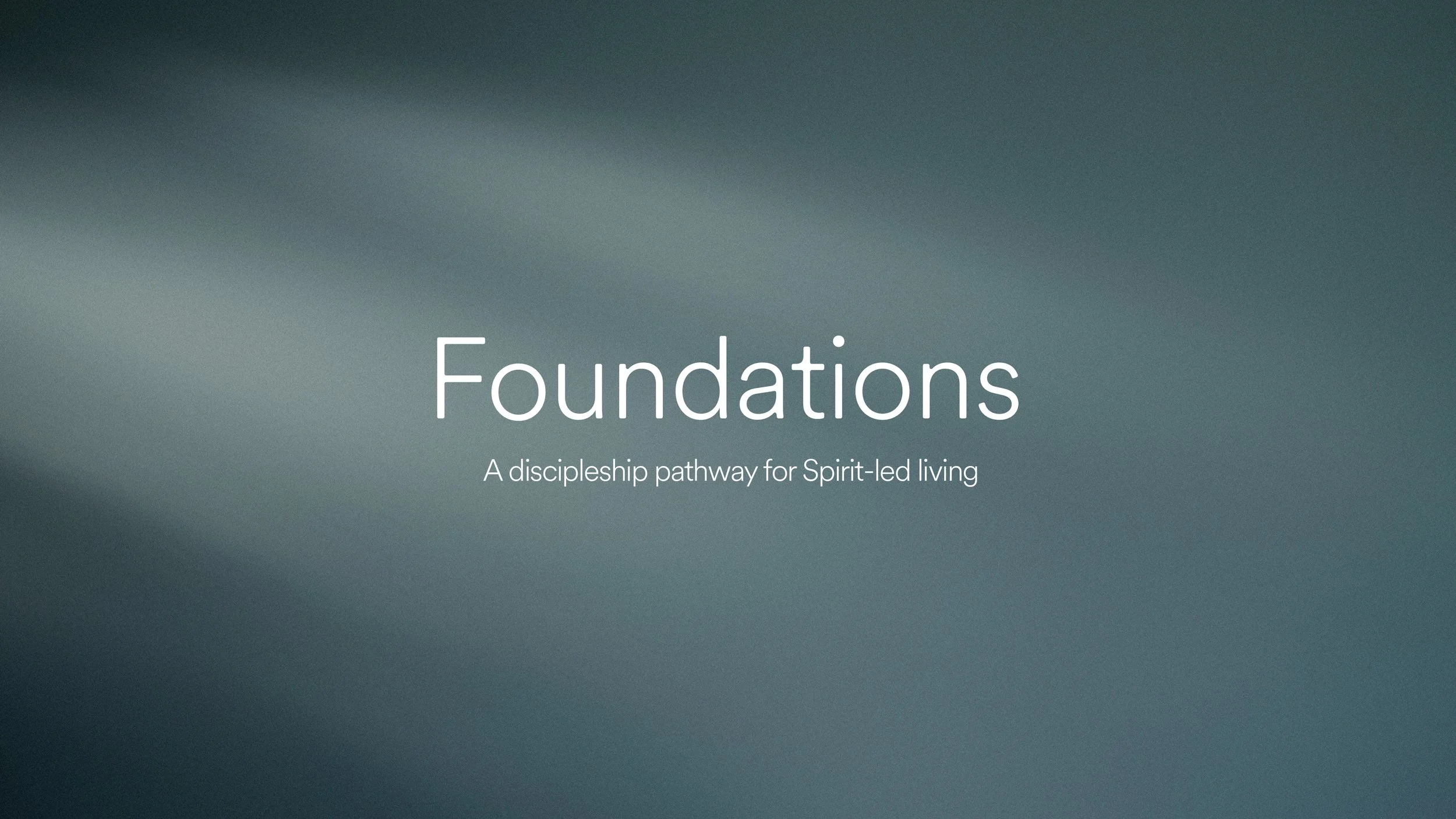 Foundations 103 Begins 