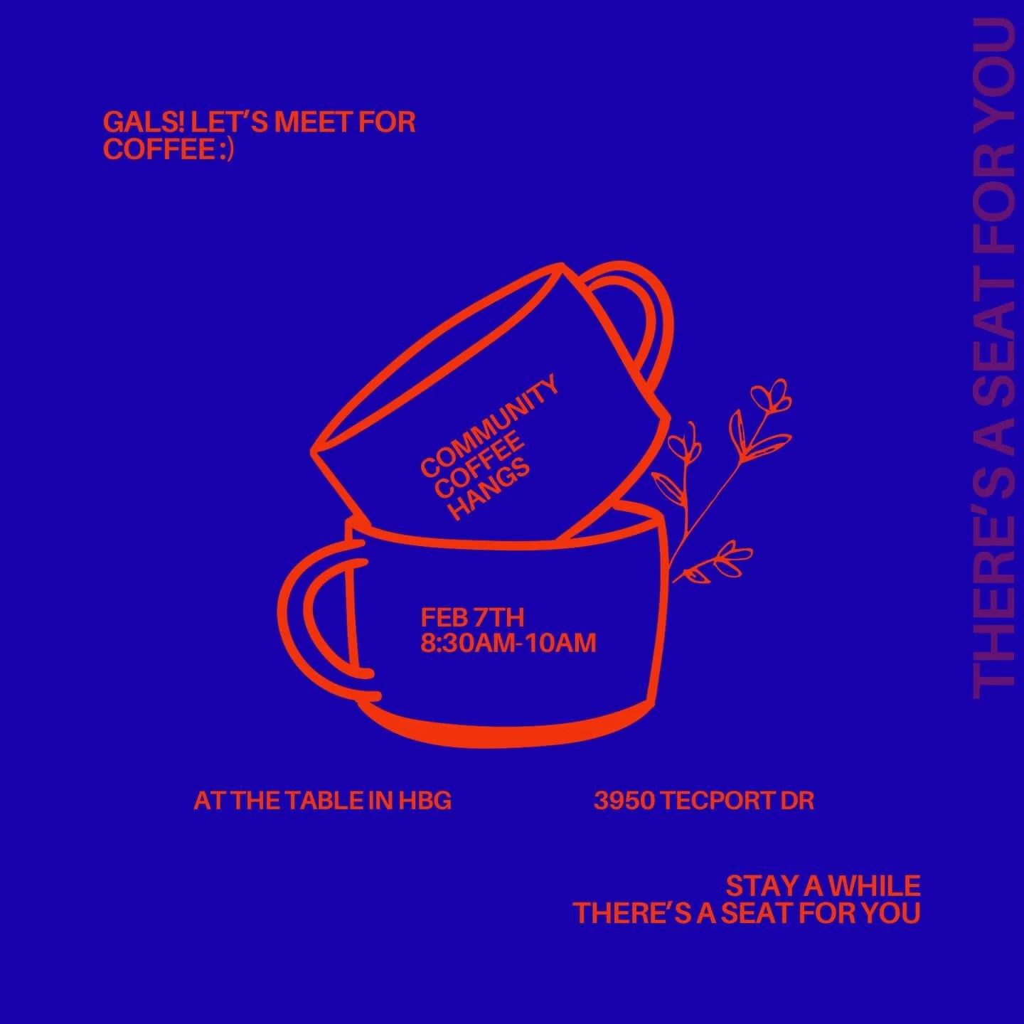 To all the girls in YA! Looking for more community + time in the Word with friends? Join us for coffee and hangs tomorrow morning at 8:30am at The Table!

DM us for any questions or more info! All ladies ages 18-25 are welcome :)