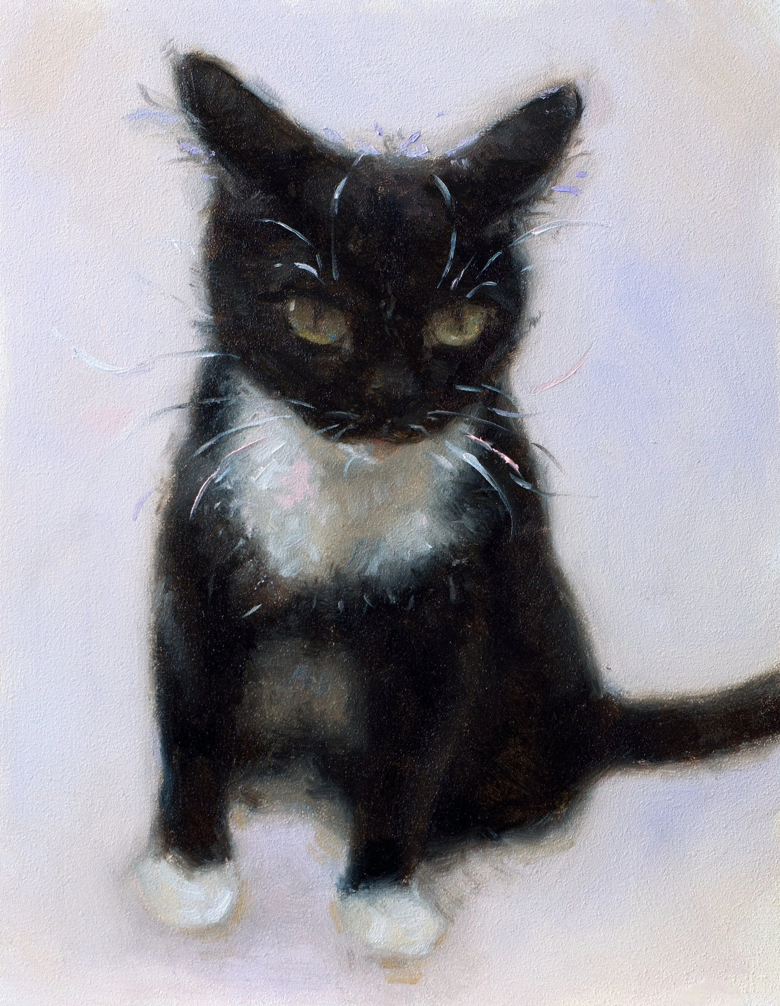 "To Be Plotting", 6x8", sold
