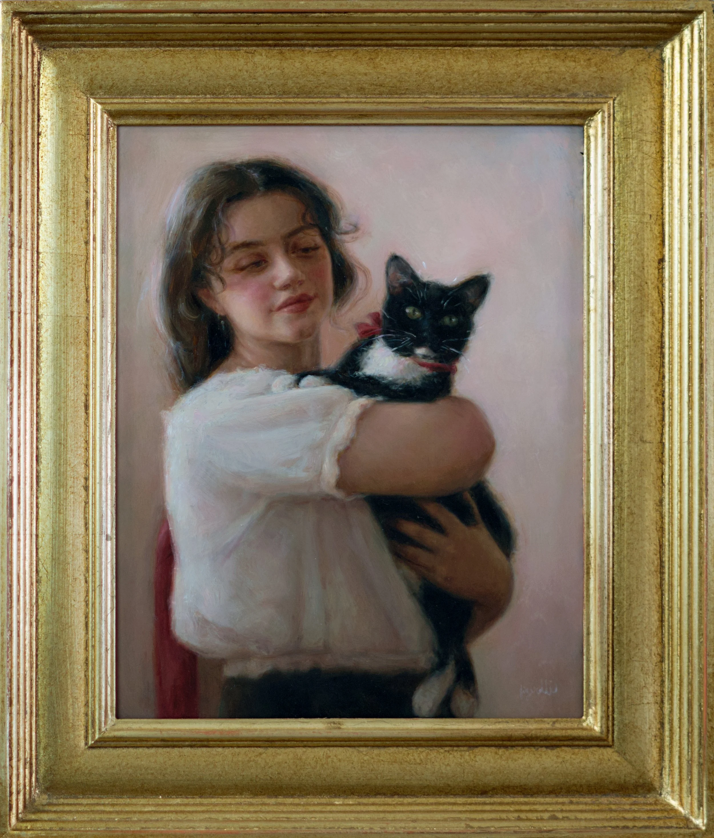 "Her Mother's Eyes", 11x14", oil on panel, available in my shop