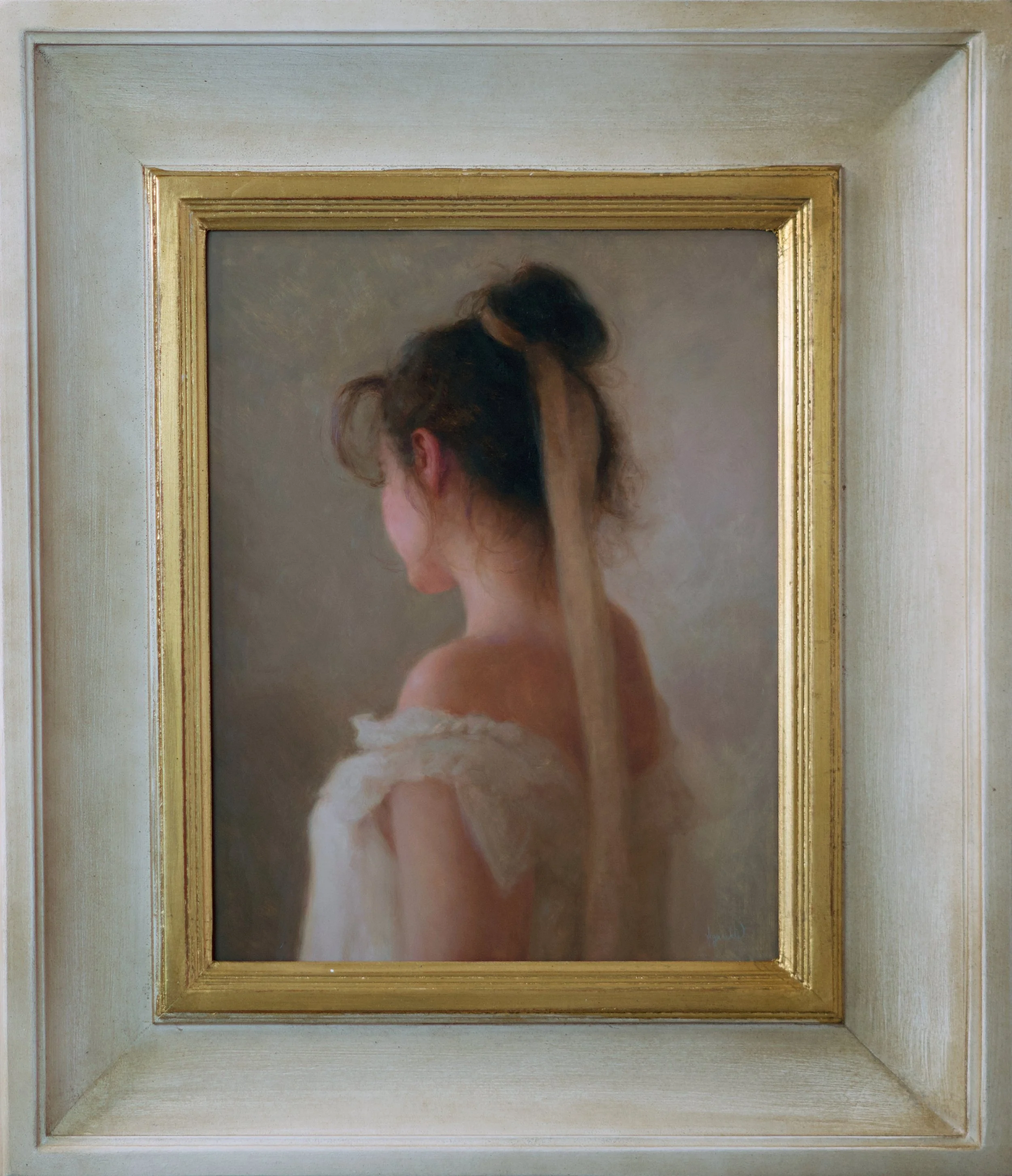 "Back Of Her Soul", 11x14", oil on panel, available in my shop