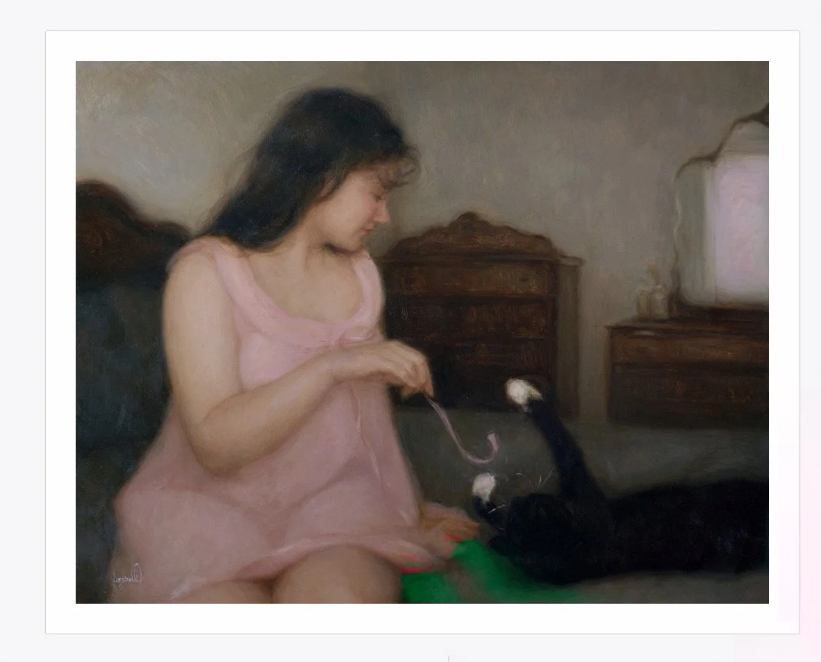 “Two Girls At Play” Giclée Prints | Limited edition