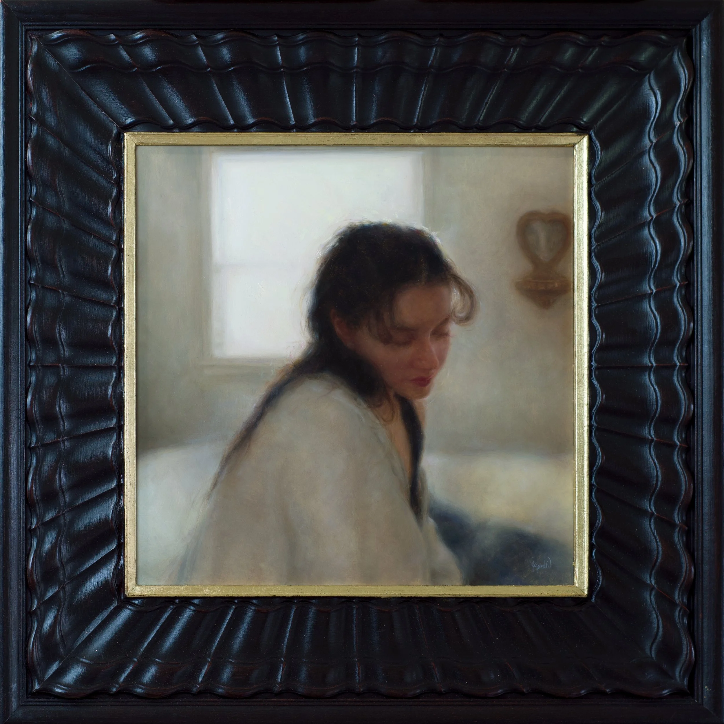 "Anticipatory Grief", 16x16", oil on panel, sold