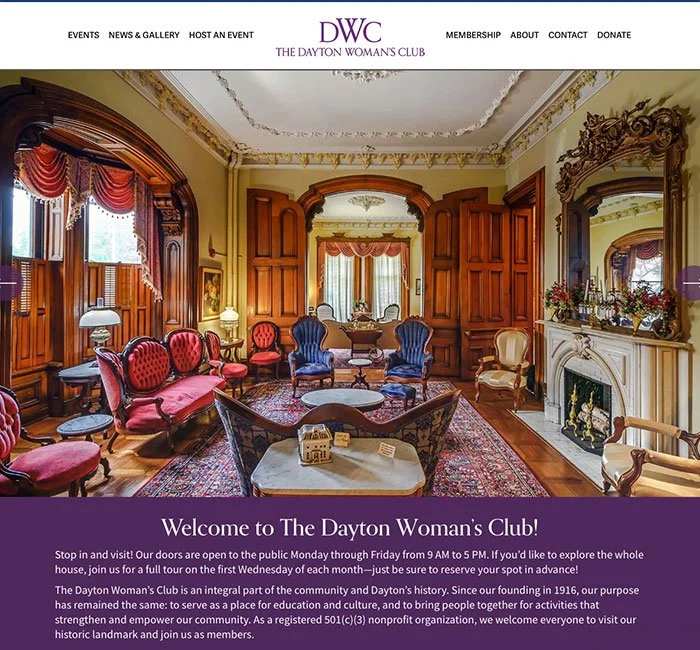 The Dayton Woman's Club Website