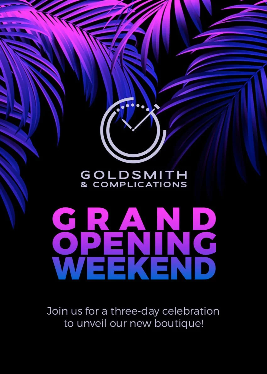 Goldsmith & Complications | Grand Opening Invitation