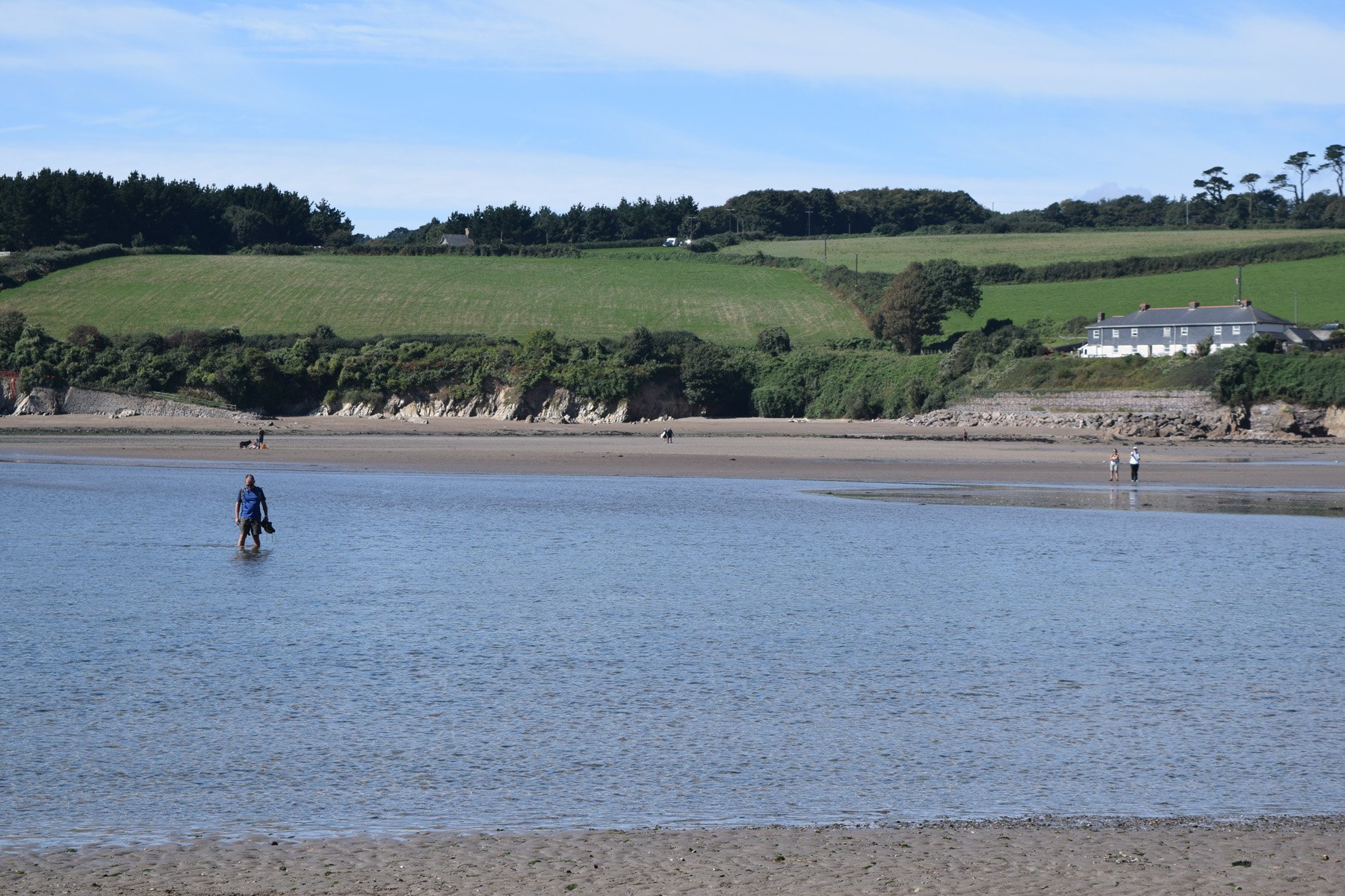 Low tide crossing of the River
Erme