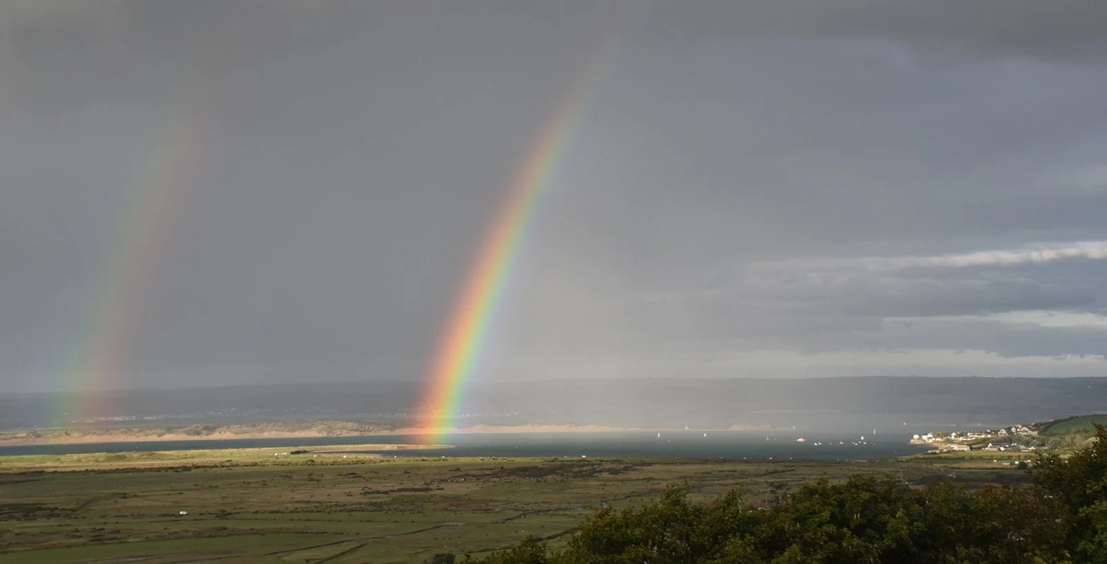 Rainbow over Torridge Estuary
