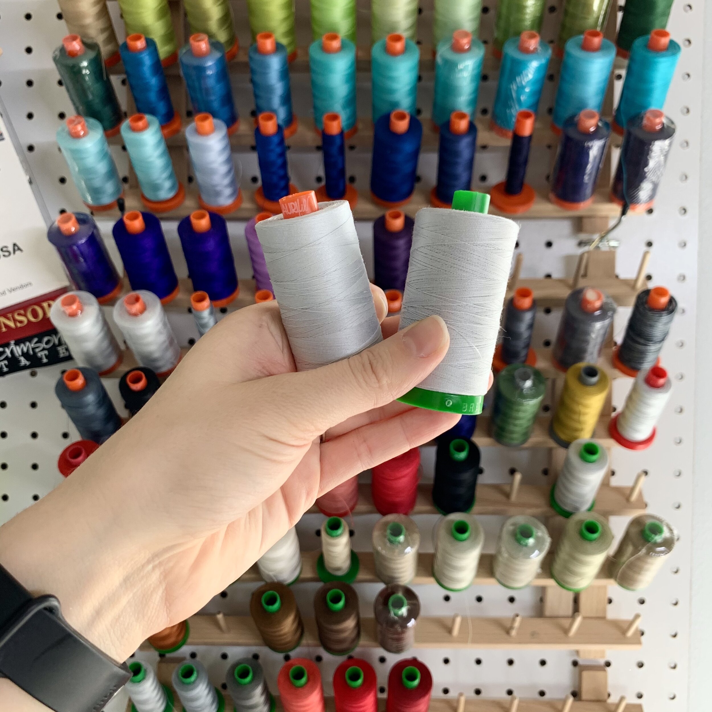 Aurifil Thread Weights For Quilting: Learn About the Different Types of  Aurifil Thread Weights and Uses - The Jolly Jabber Blog