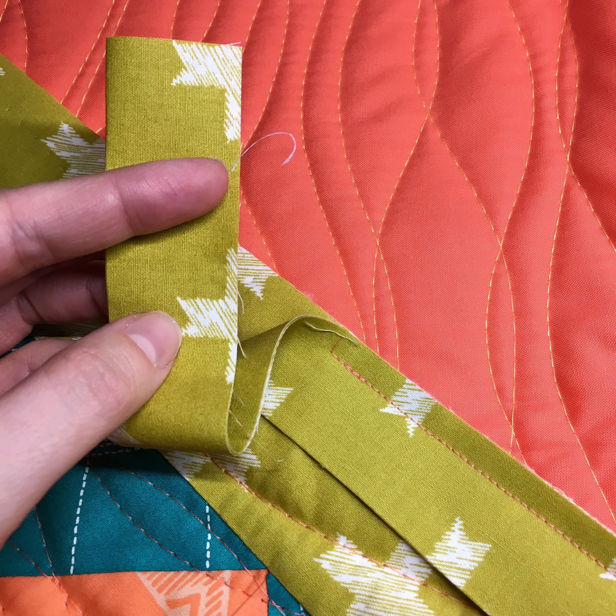 Quilting Basics: How to do Machine Quilt Binding — String & Story