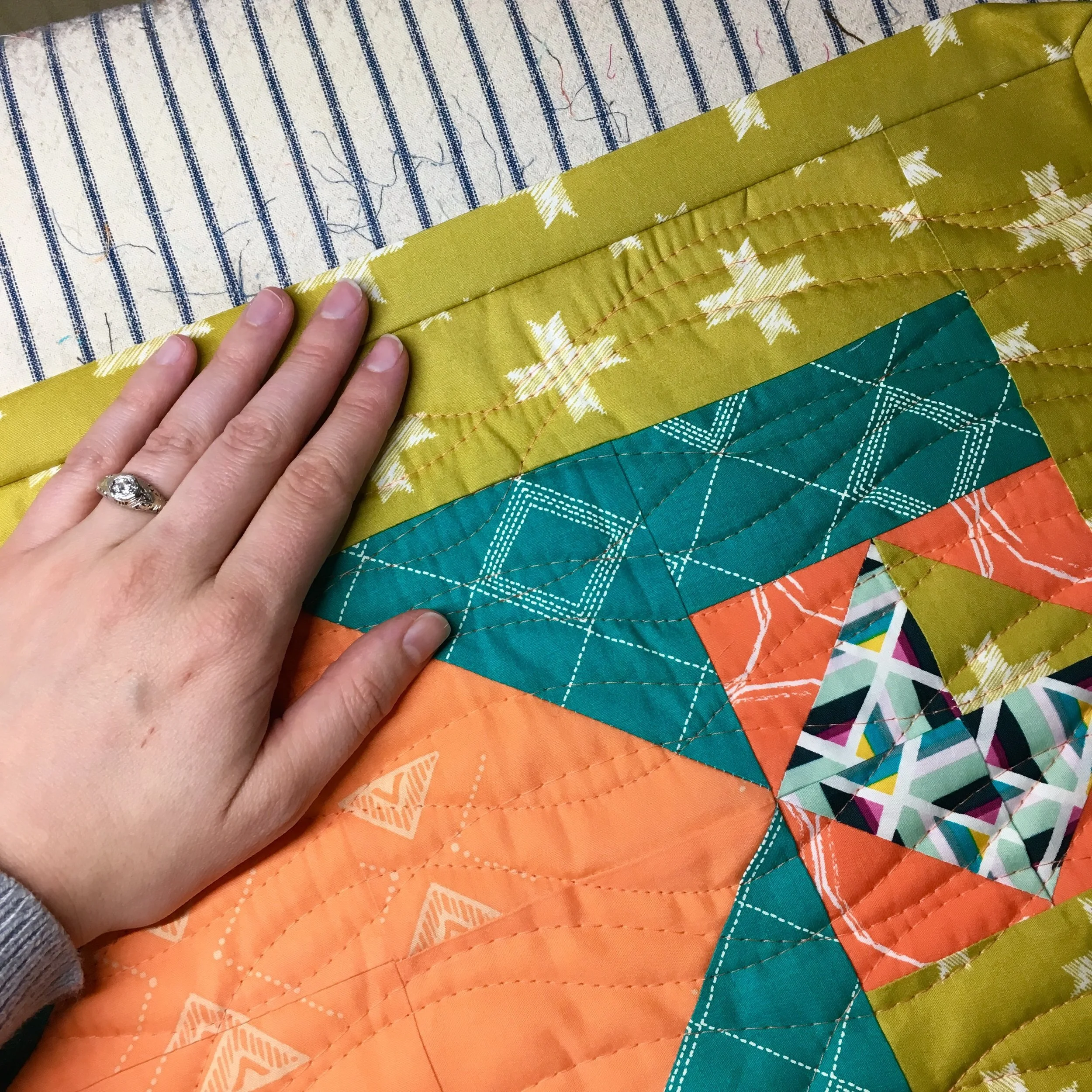 Quilting Basics How to do Machine Quilt Binding — String & Story