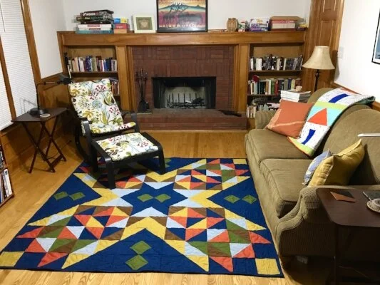 Quilt Pattern Area Rug How to Make a Quilt Rug — String & Story