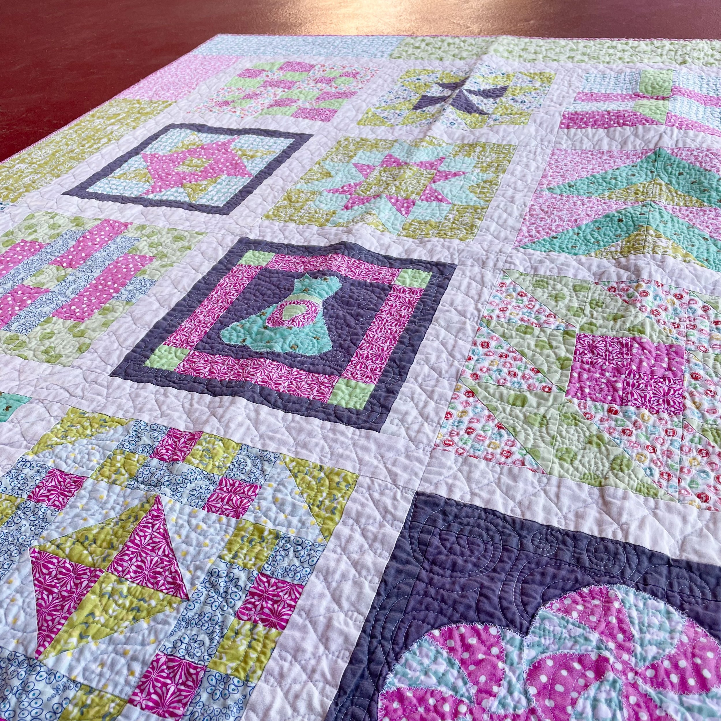 Intro to Quilting Sampler Quilting Pattern