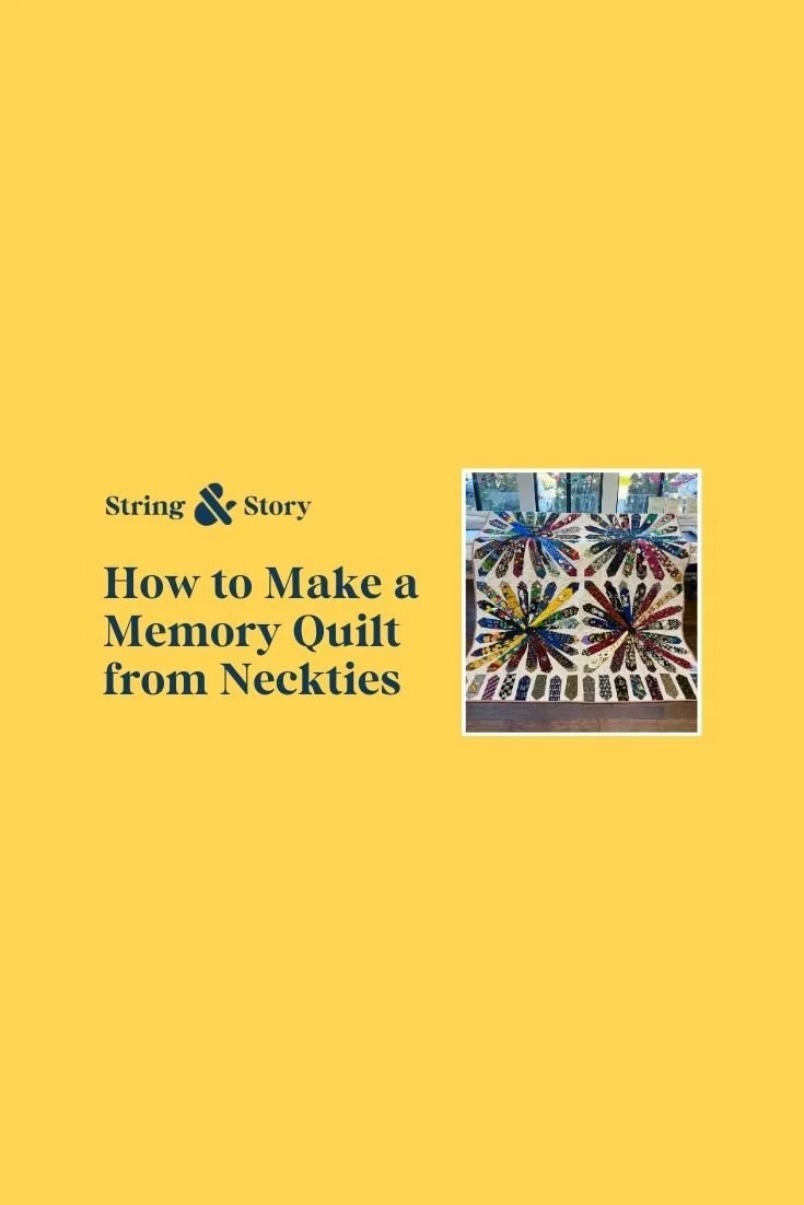 How to Make a Memory Quilt from Neckties