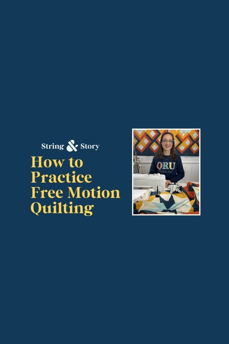 How to Practice Free Motion Quilting (and actually get better)