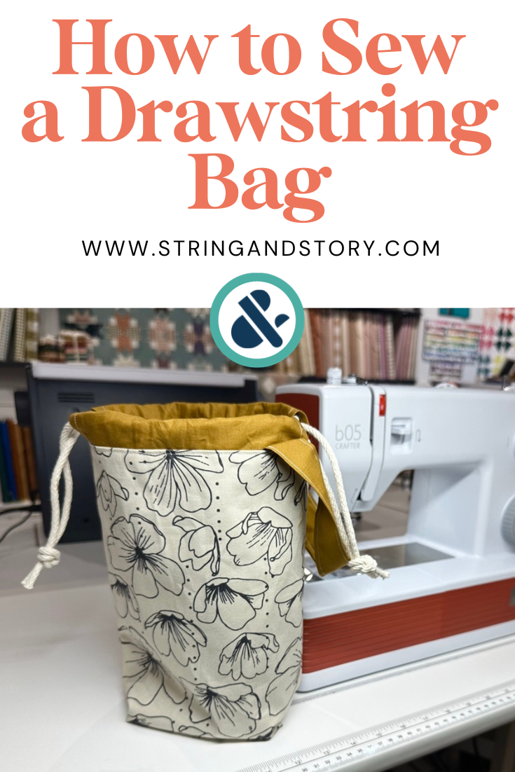 How to sew a small drawstring bag - I Can Sew This