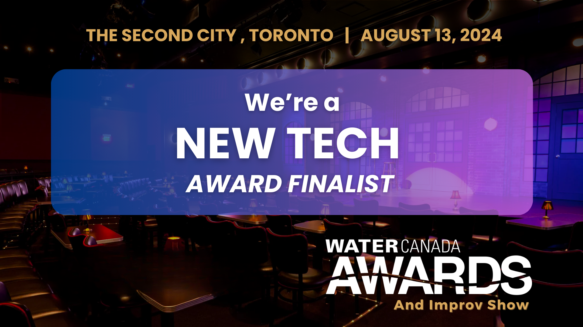 Aquanty Selected as Finalist for New Tech Award for Machine-Learning Based Streamflow Forecasting